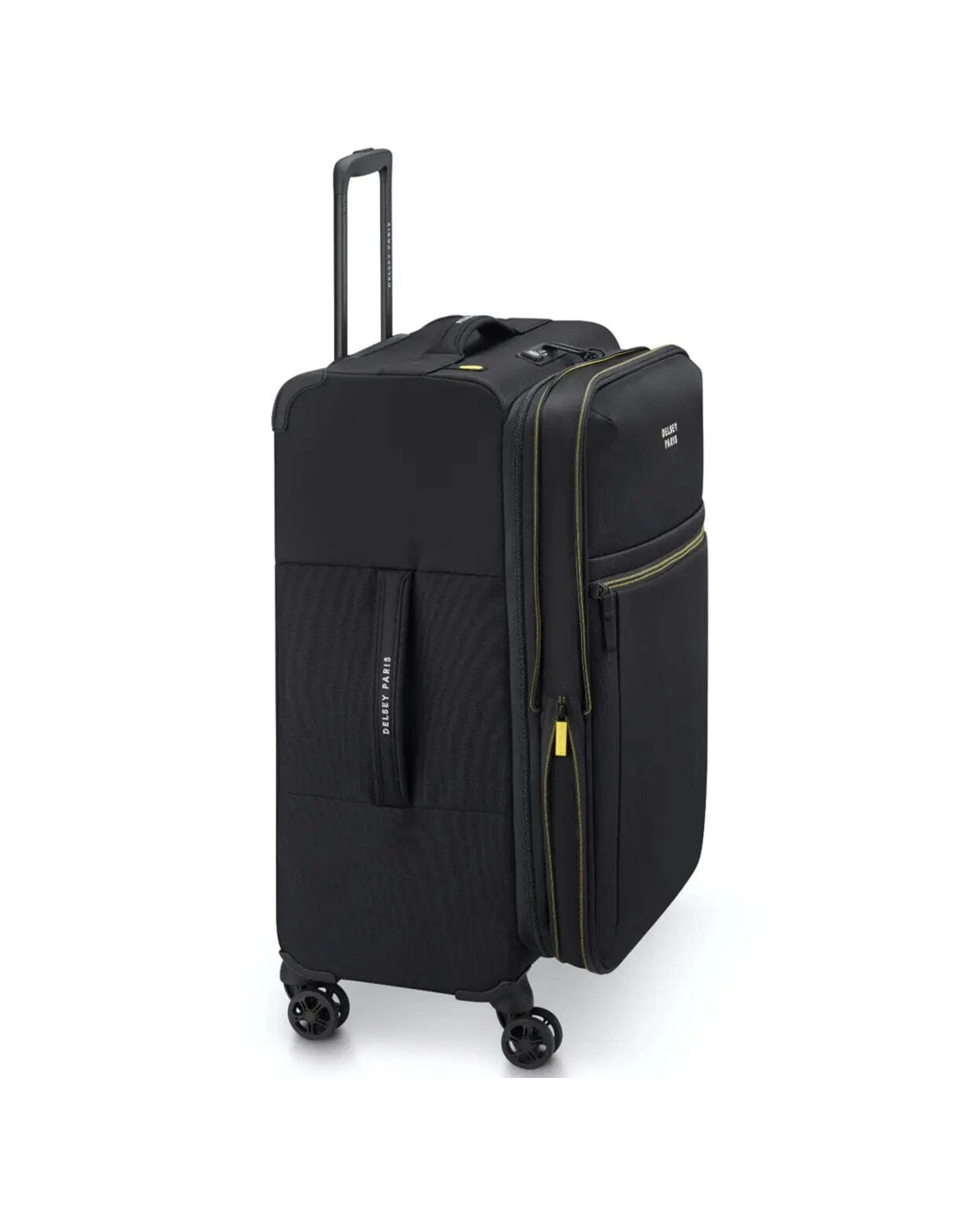4 Delsey Brochant 3 - 67 cm 4-Wheel Expandable Suitcase TSA Lock Deep - Black, 4 of 7