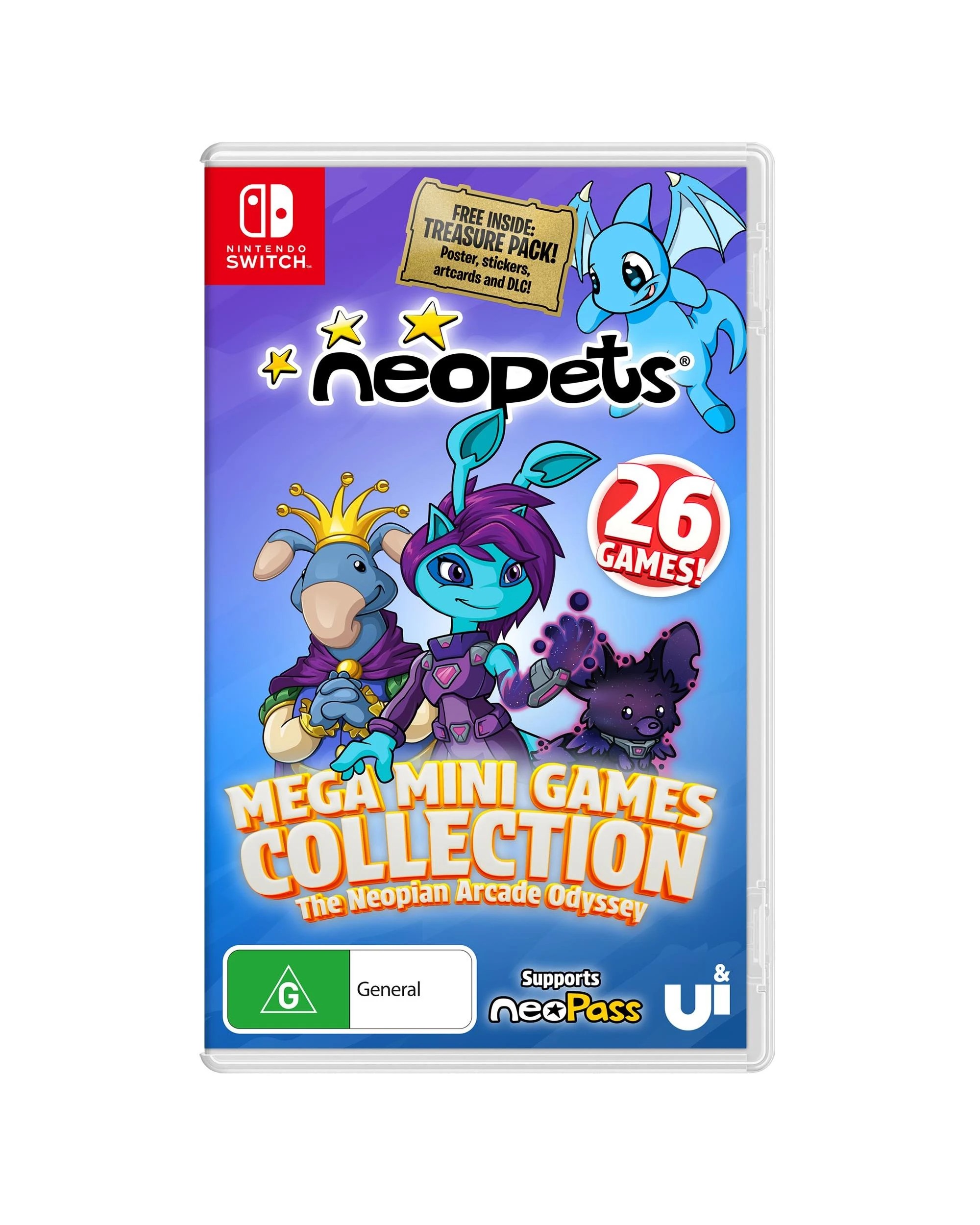 1 Neopets: Mega Mini Games Collection: The Neopian Arcade Odyssey Day 1 Edition - Switch, 1 of 10