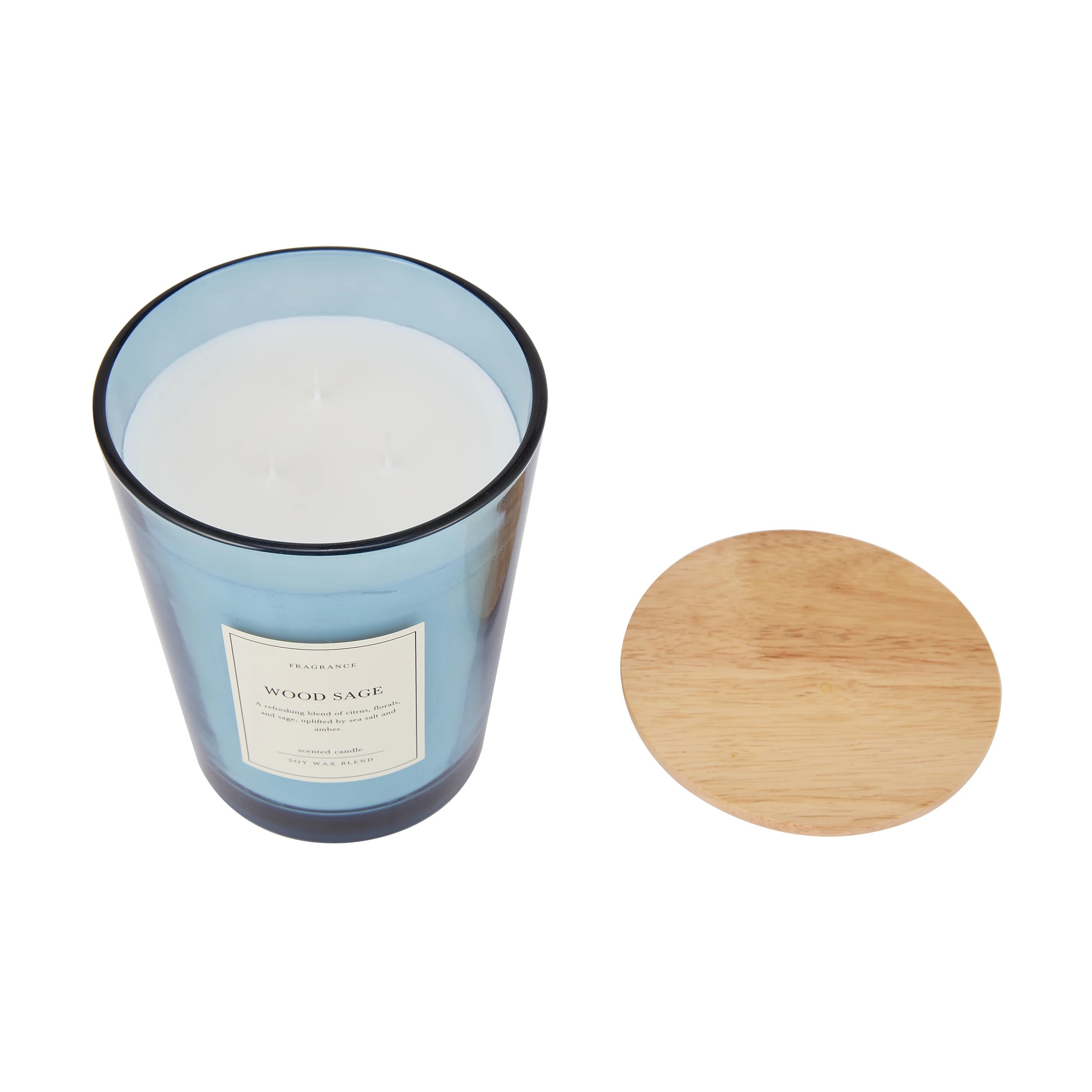 4 XL Wood Sage Soy Blend Candle, 4 of 4