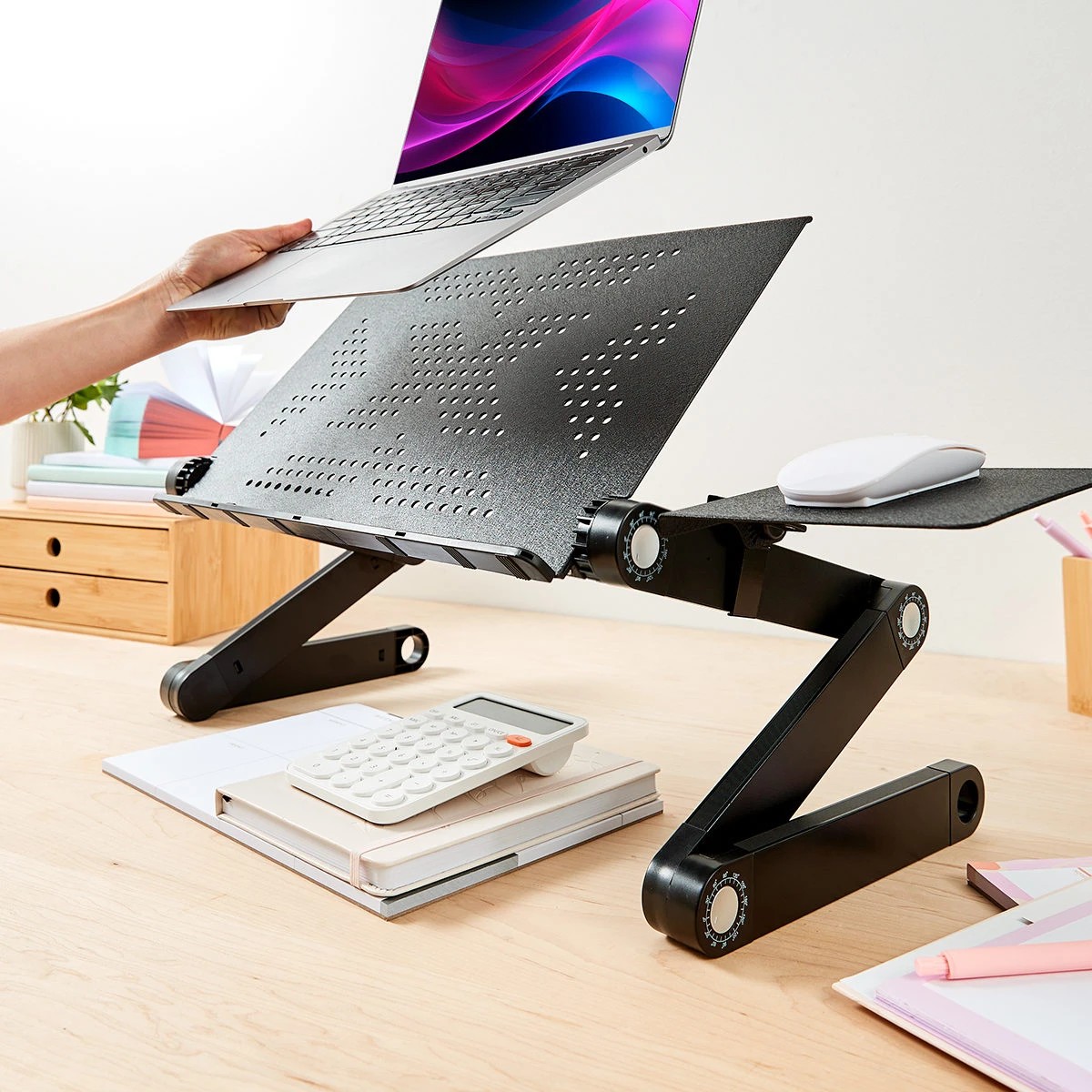 1 Laptop Stand Folding Desk, 1 of 10