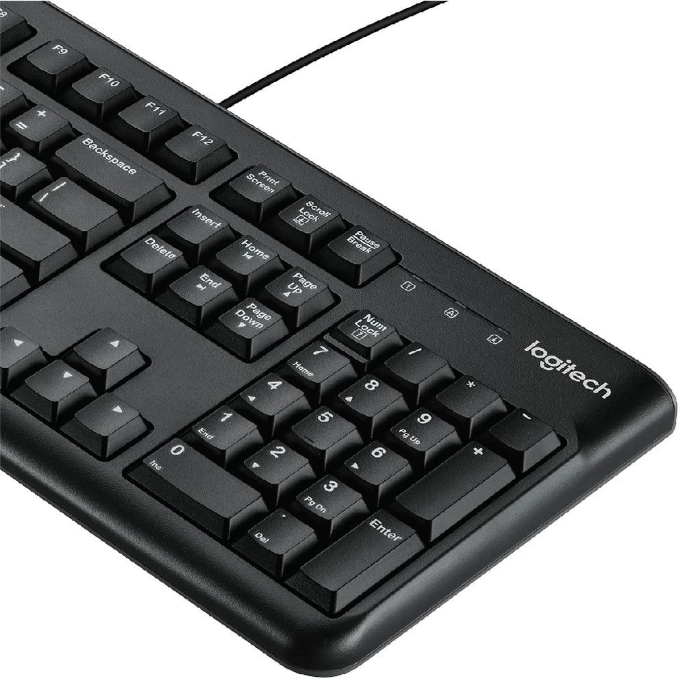 7 Logitech K120 Wired Keyboard Black, 7 of 9