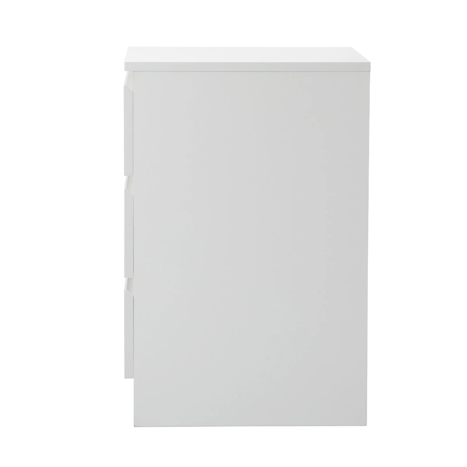 8 Oikiture Bedside Tables Set of 2 Side Table Storage Cabinet Nightstand - White, 8 of 9