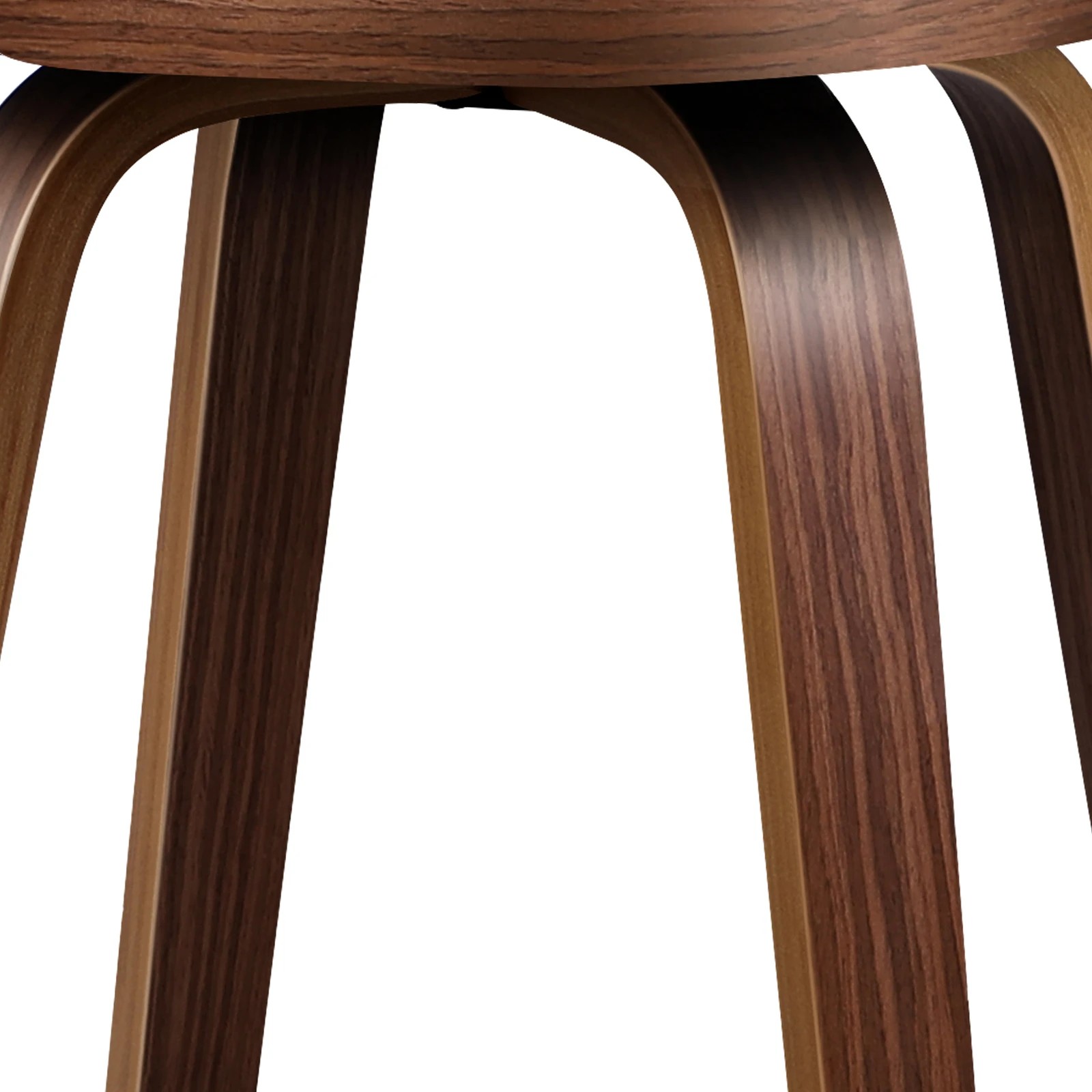 6 Alfordson 4x Swivel Bar Stools Alice Kitchen Wooden Dining Chair Boucle - White, 6 of 10