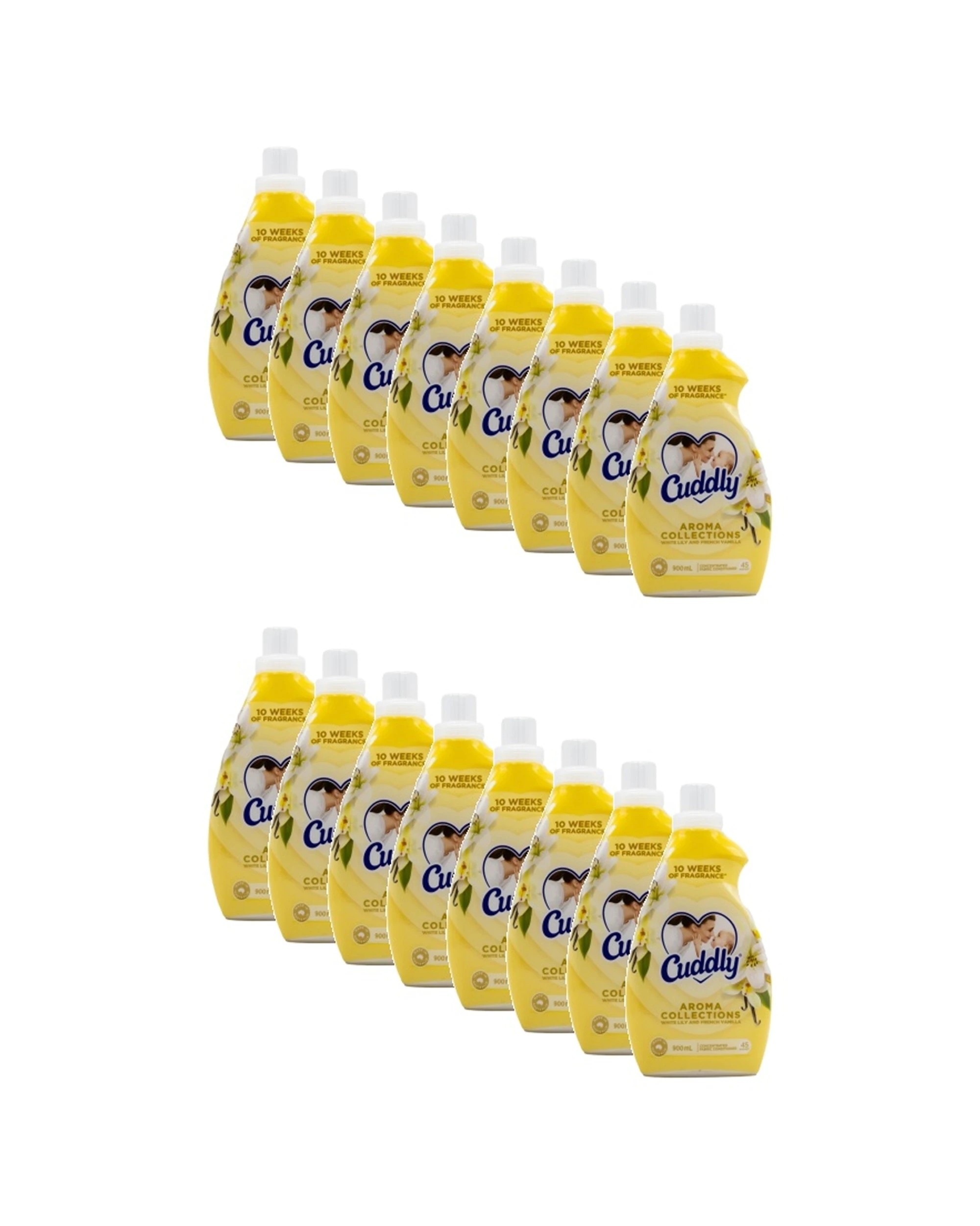 1 Cuddly Aroma Collections Fabric Conditioner 16pk 900ml Lily French - Multi, 1 of 3