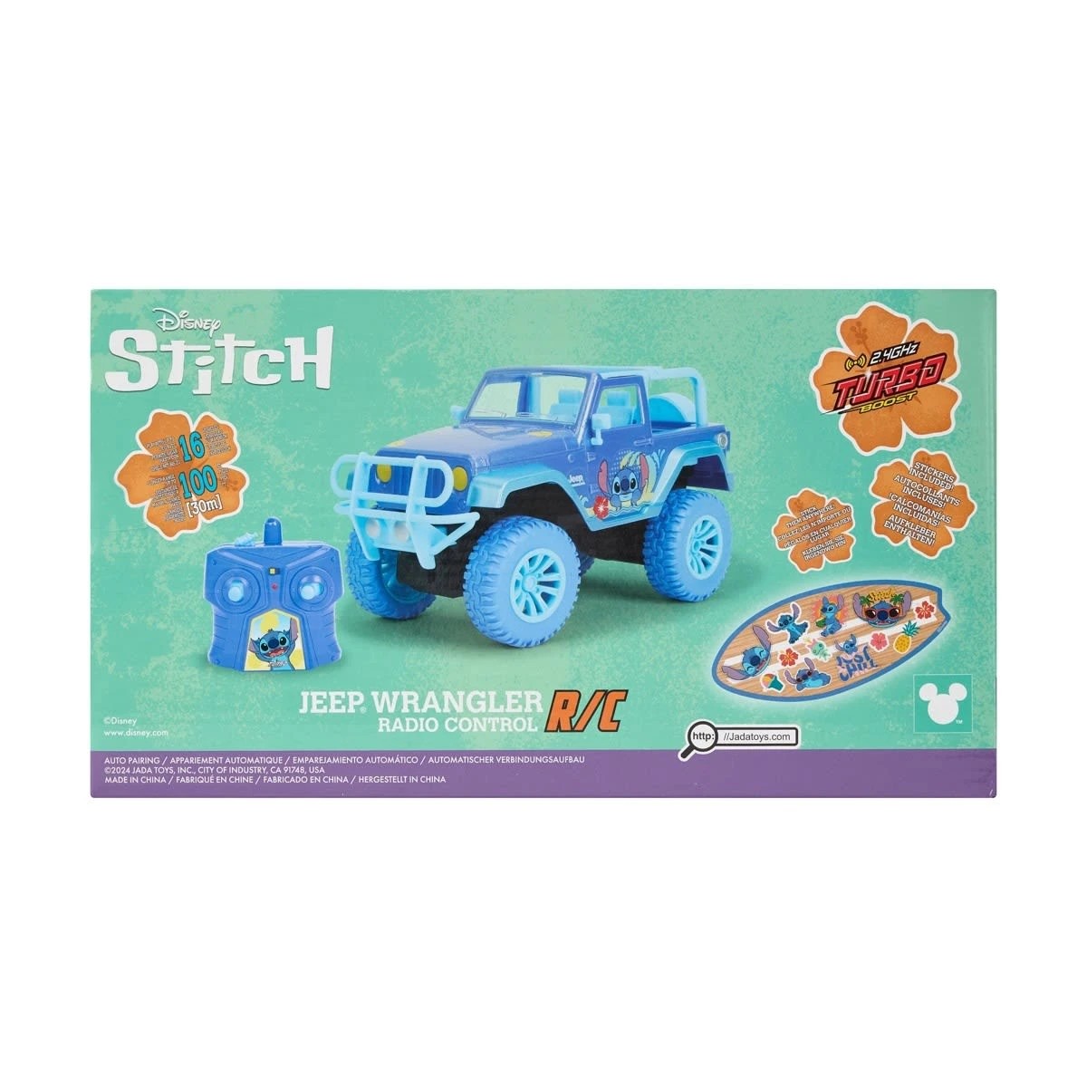9 Jada Disney Lilo & Stitch Radio Control Jeep Wrangler Toy, 9 of 9