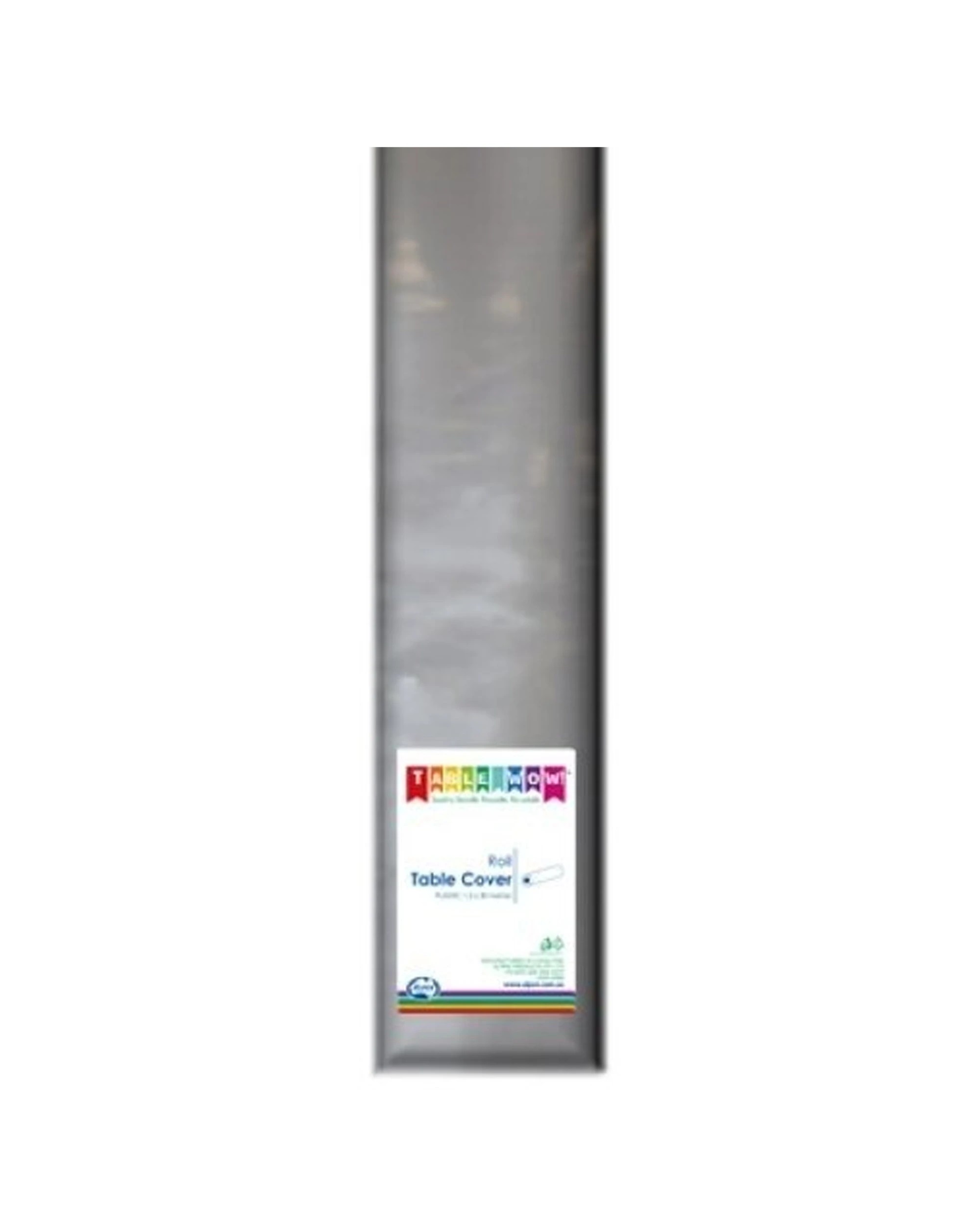 1 Alpen Tablecover Roll Plastic Decorations 1.2mx30m - Silver, 1 of 1