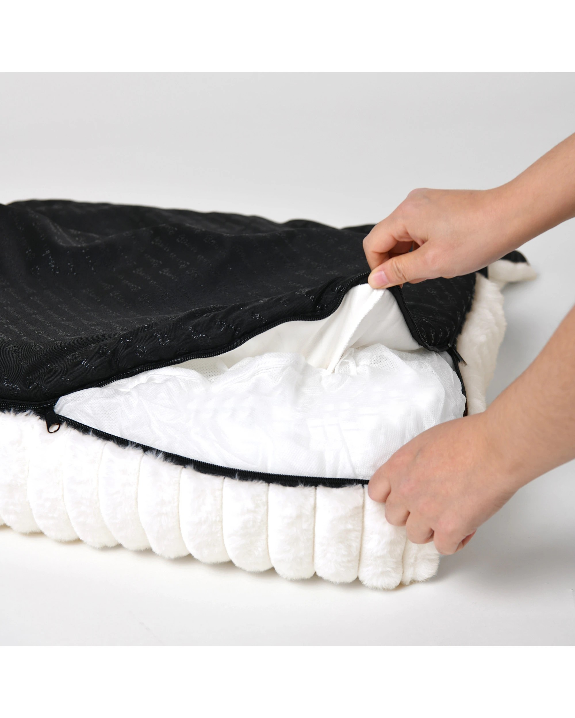 6 Charlie's Cloud Bolster Sofa Protector Dog Bed Small - Cream, 6 of 7