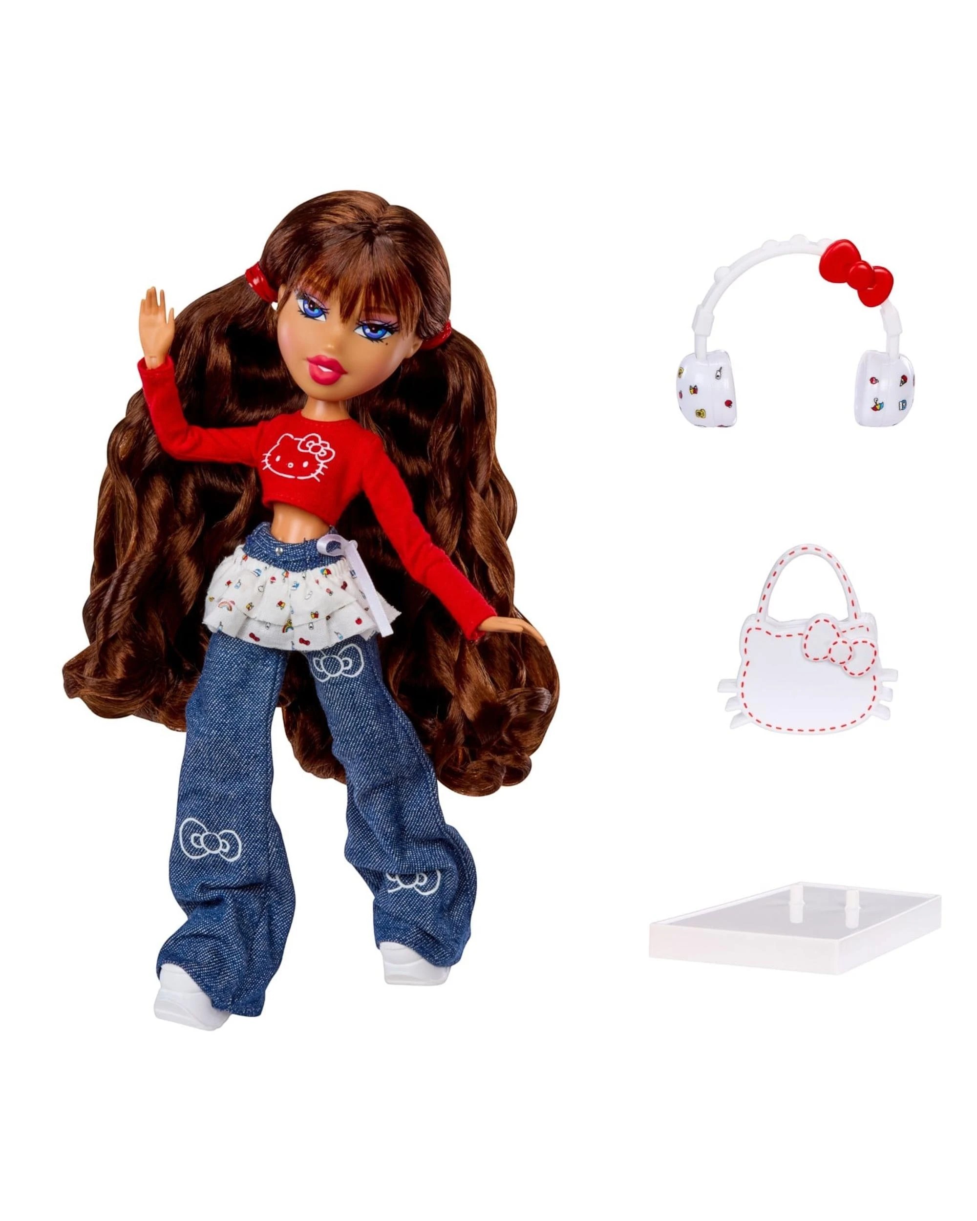 4 Bratz x Hello Kitty Yasmin Sanrio Fashion doll with Accessories, 4 of 10