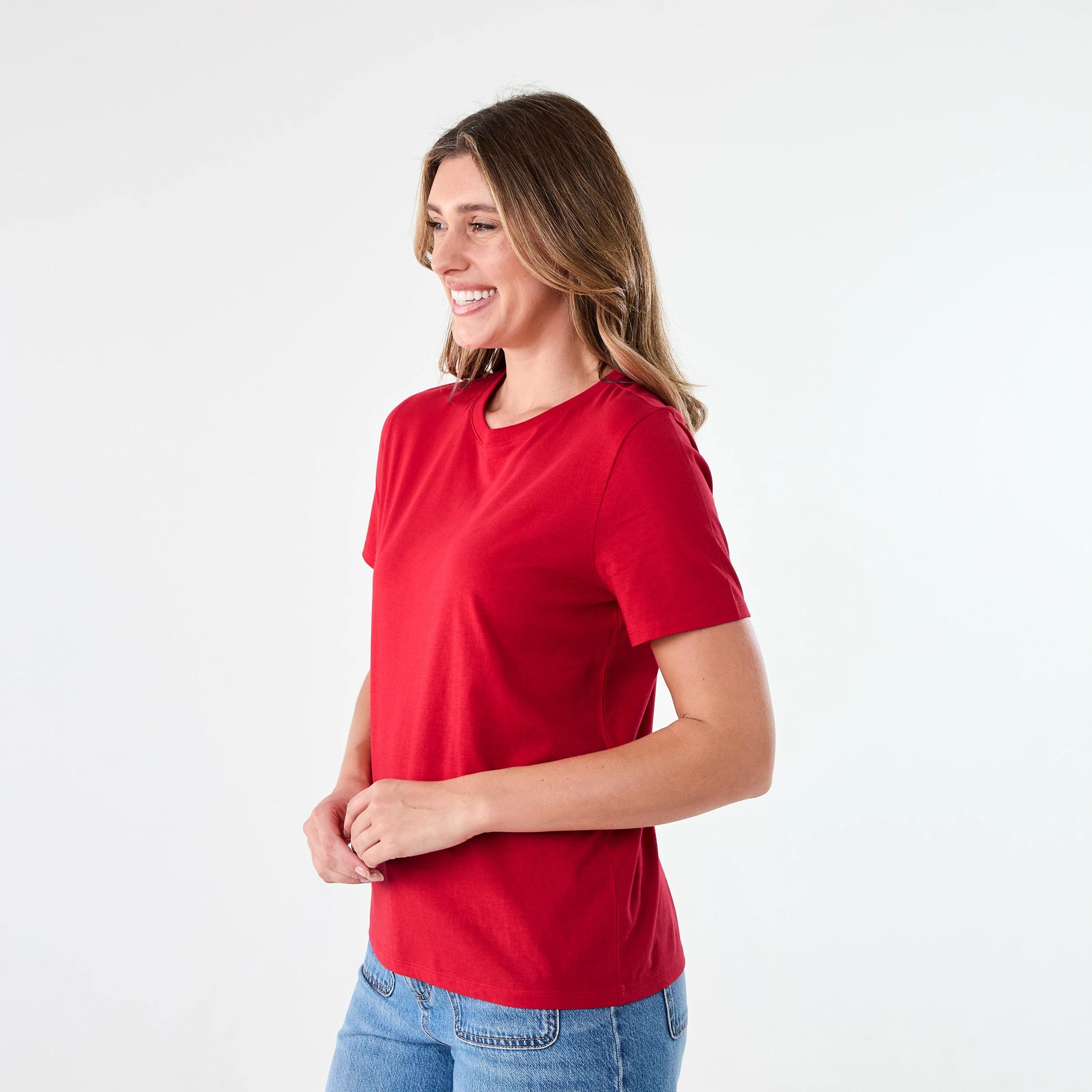 2 Short Sleeve Australian Cotton T-shirt Strawberry, 2 of 5