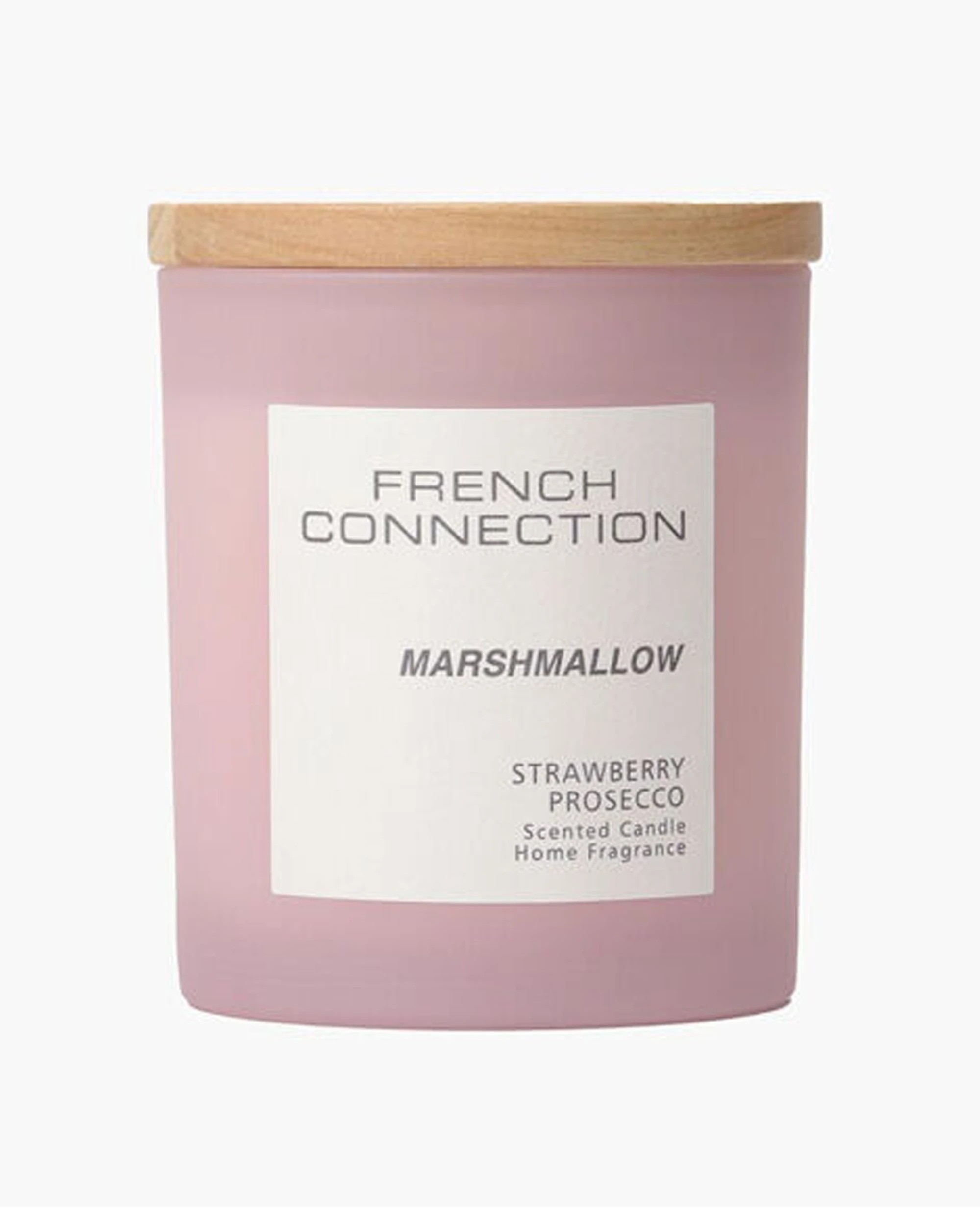 2 French Connection Marshmallow (Strawberry Prosecco) Medium Candle 2PK 200g - Pink, 2 of 5