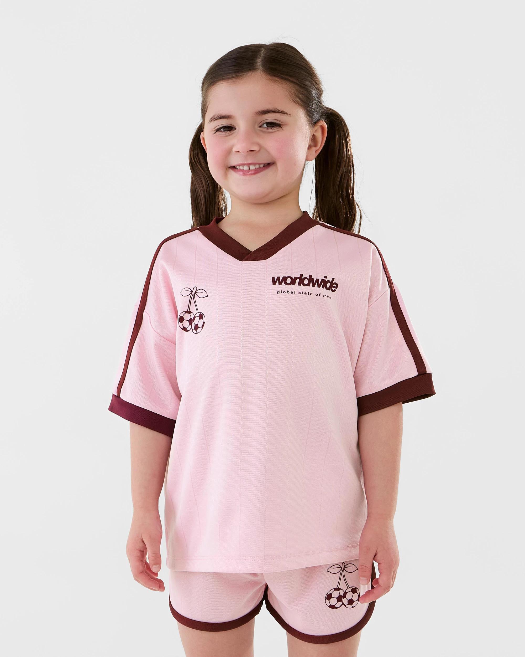 1 Short Sleeve Oversized Sporty T-shirt Pnk Slogan, 1 of 9