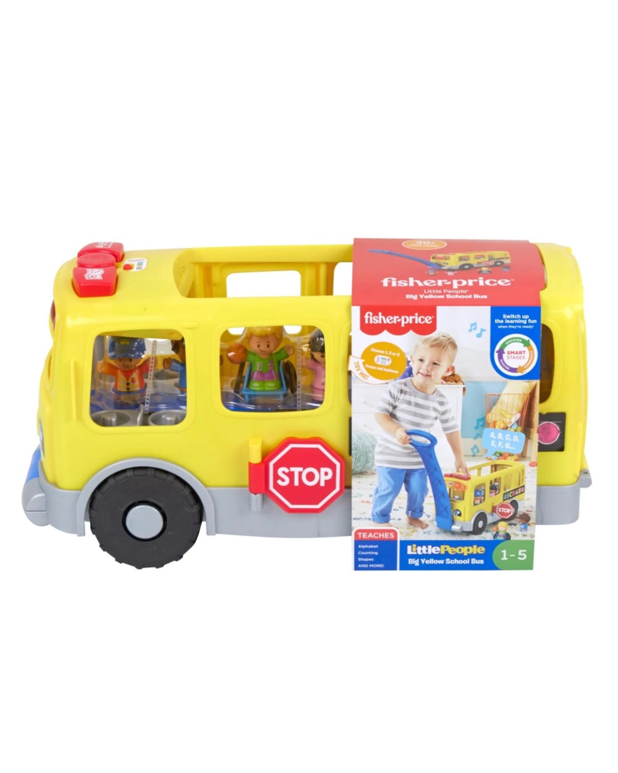 1 Fisher-Price Little People Big Yellow School Bus, 1 of 4