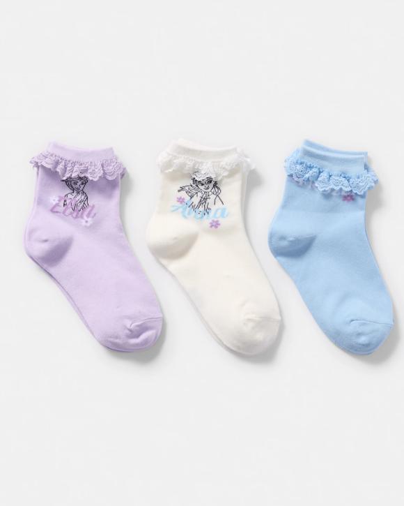 3 Pack Frozen License Crew Socks