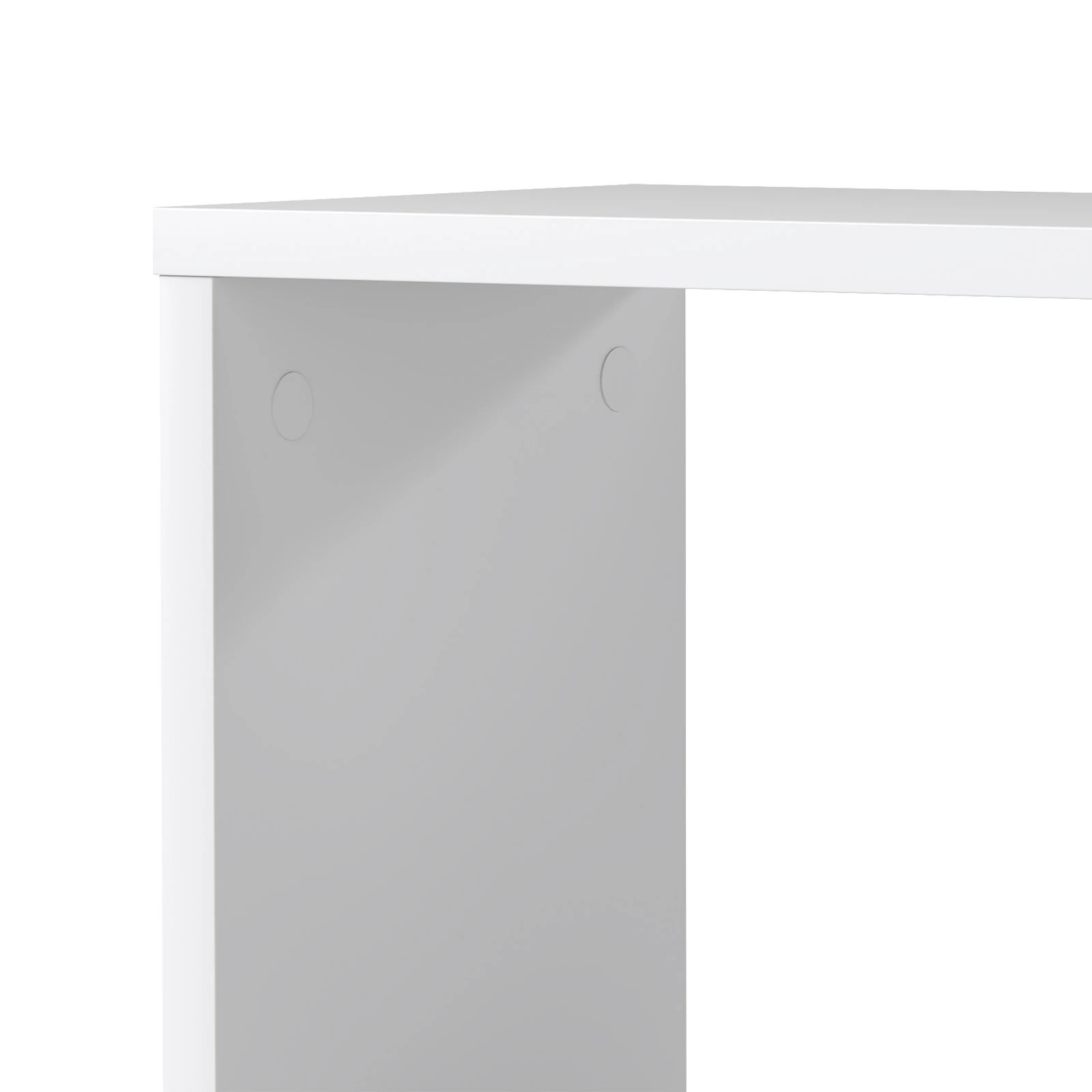 6 Levede Slim Side Table Two-Tier - White, 6 of 9