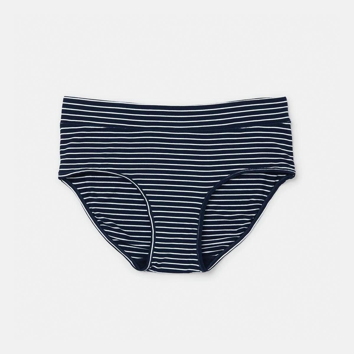 5 3 Pack Bamboo Blend Midi Briefs NAVY STRIPE MULTI, 5 of 6