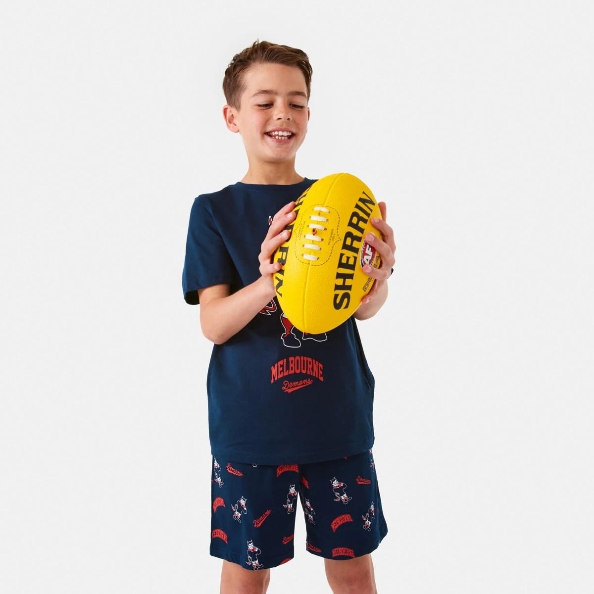 3 Active Kids AFL Pyjama Set Melbourne, 3 of 10