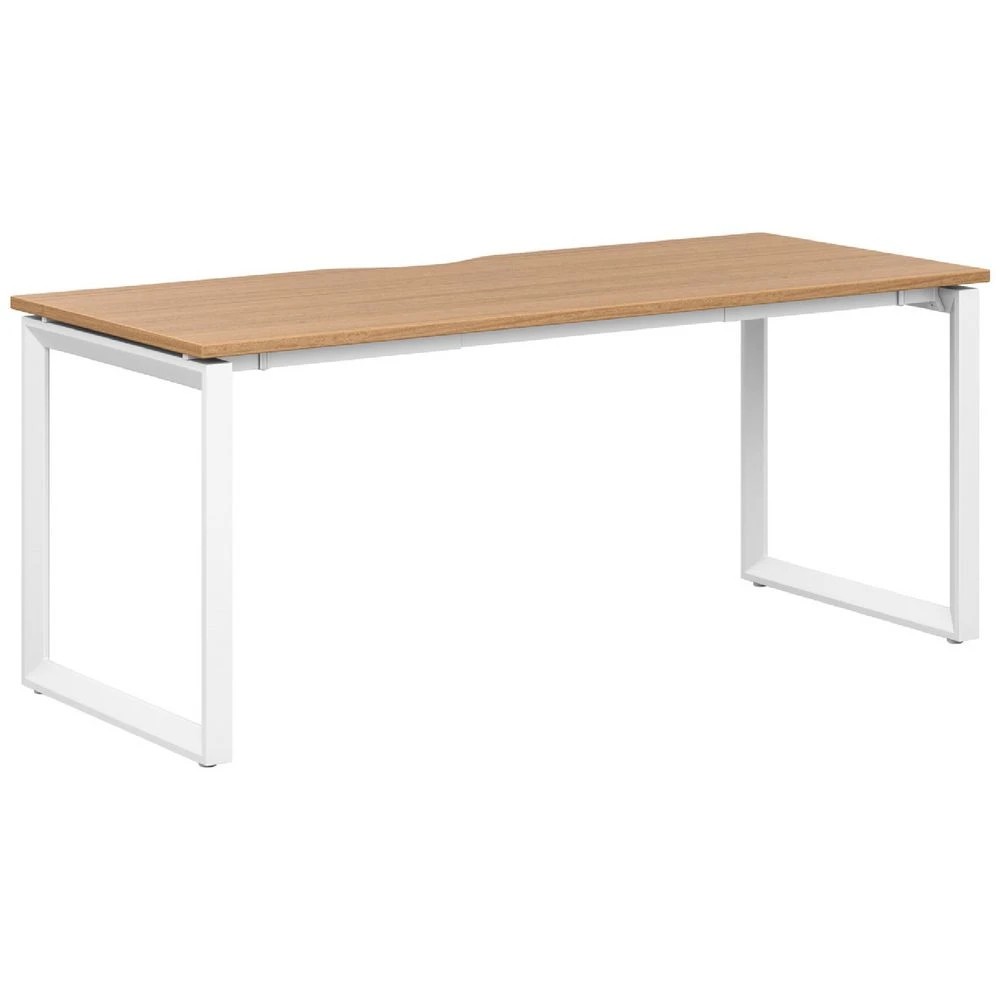 1 Stilford S2 Pro Version 1 Desk 1800 x 750mm Oak/White Desks, Tables and Workstations, 1 of 4