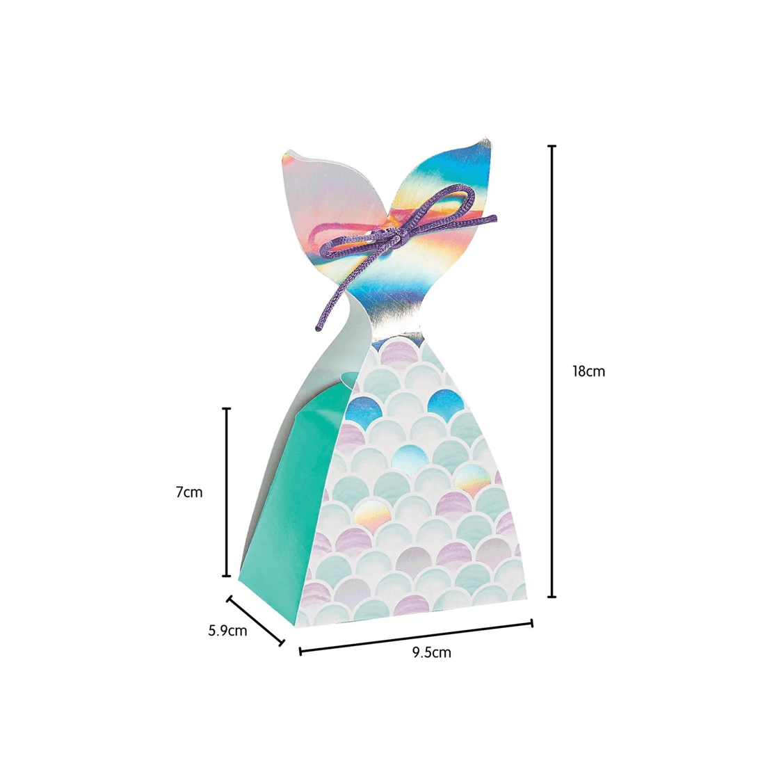 2 Fun Express Mermaid Sparkle Lolly / Treat Boxes Pack of 12, 2 of 2