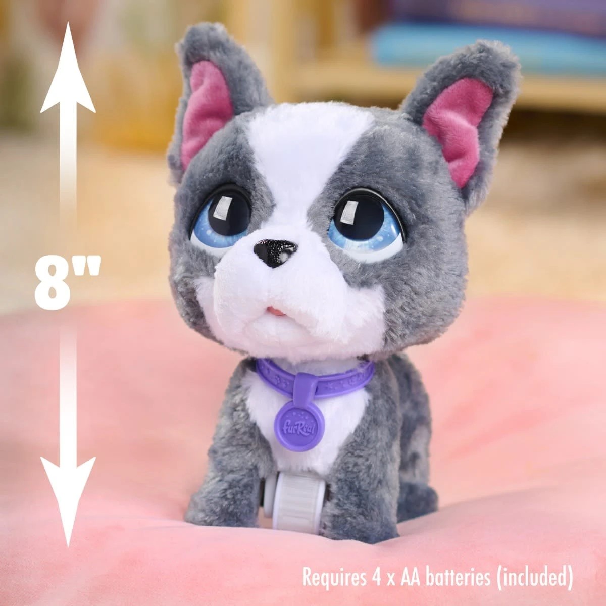 4 FurReal Walk-A-Lots French Bulldog Figure, 4 of 4