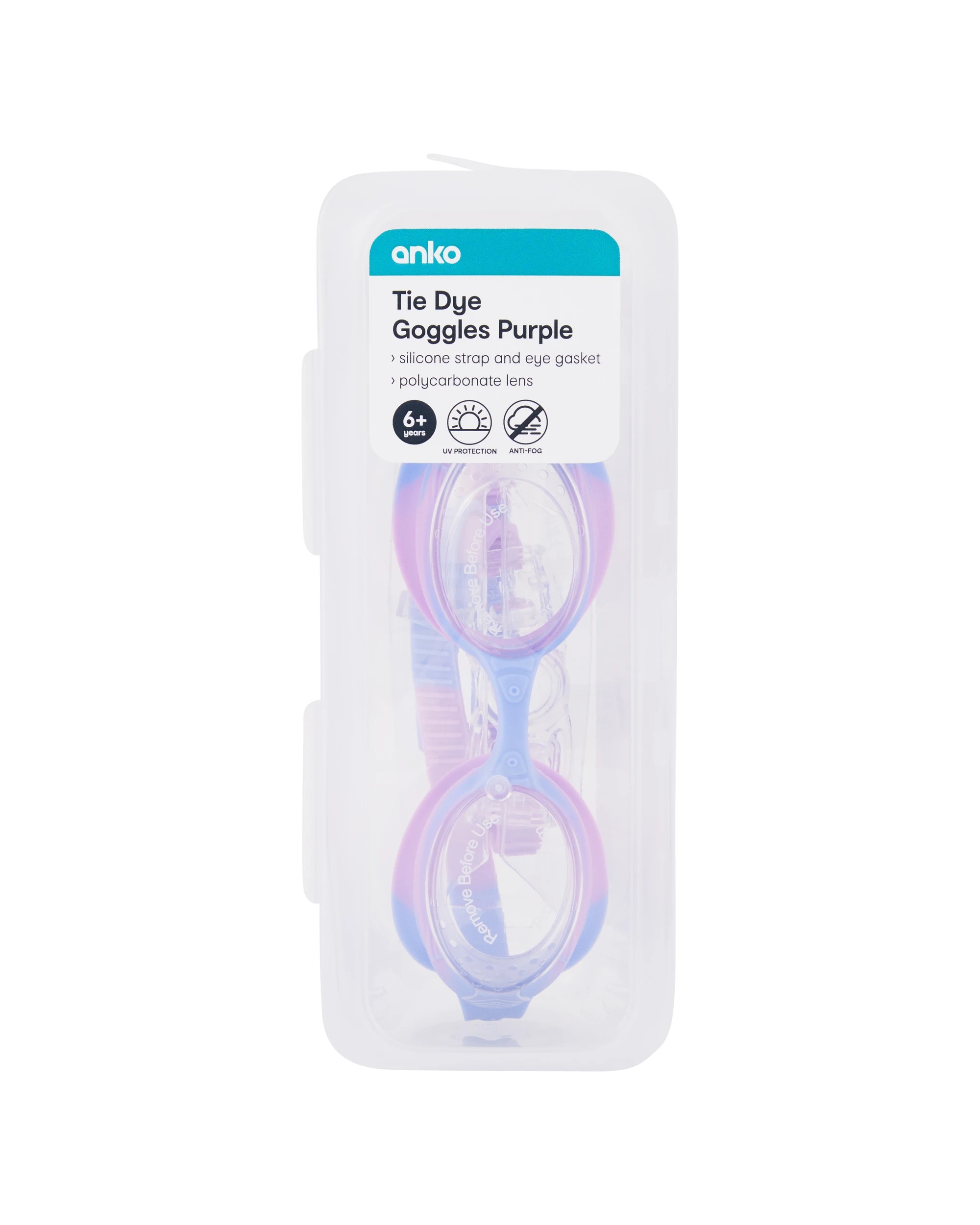 6 Tie Dye Goggles - Pink, 6 of 7
