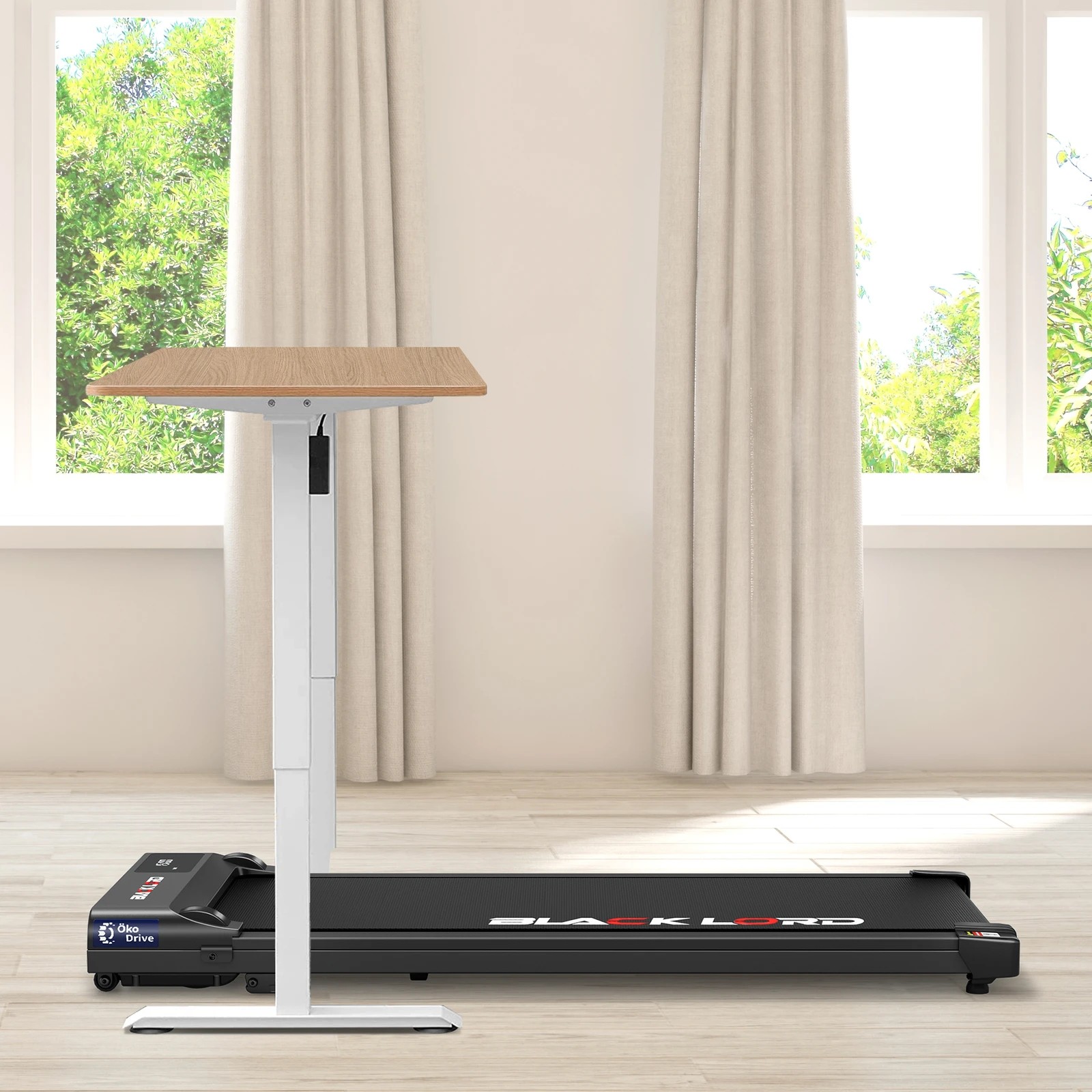 3 Black Lord Treadmill Electric Walking Pad Under Desk Home Gym Incline - Black, 3 of 10