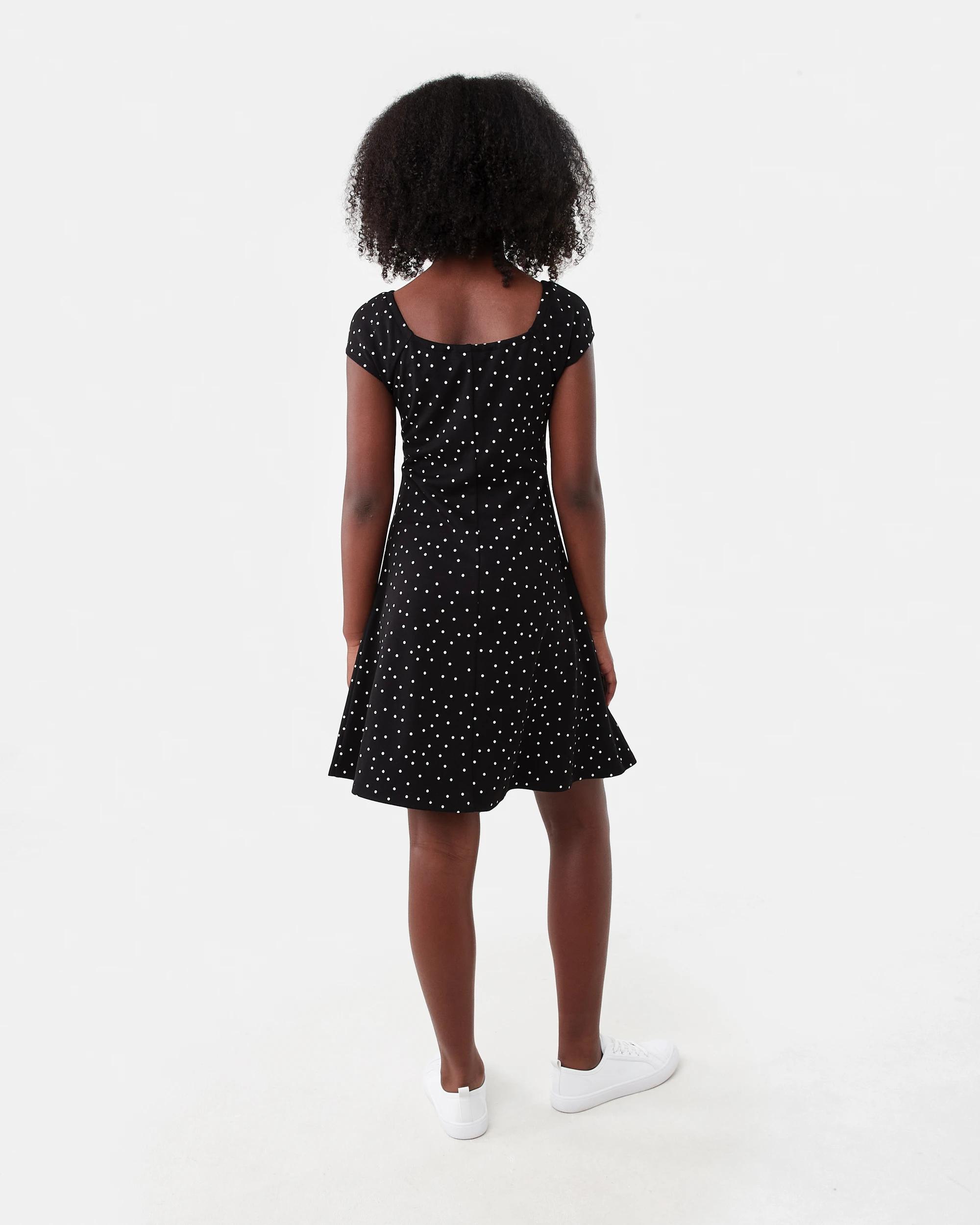 7 Ponte Dress Blck Spots, 7 of 7