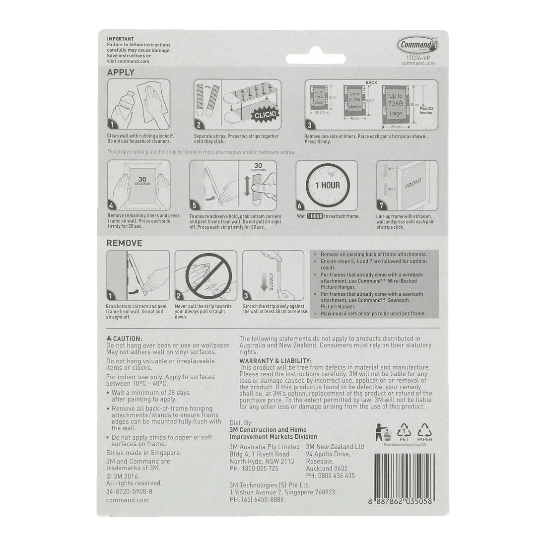 8 3M Command Picture Hanging Strips Value Pack, 8 of 8