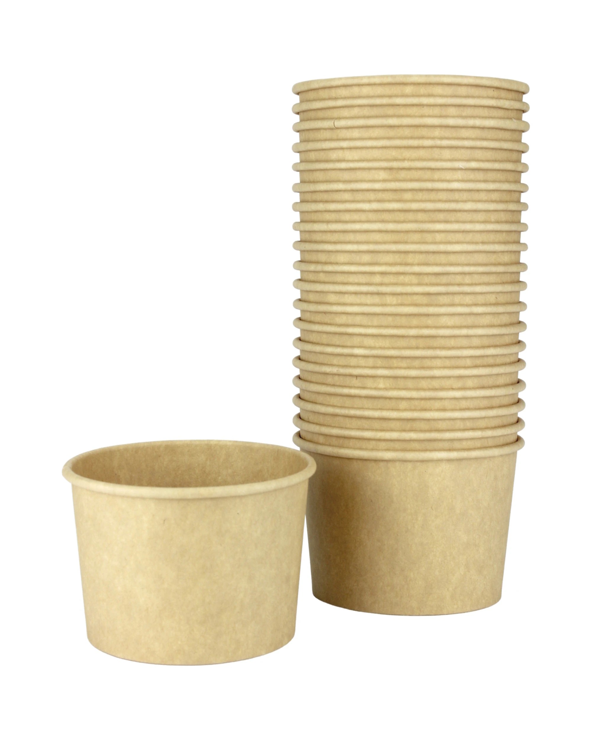 1 Partyrama Brown Kraft Paper Treat Cups Pack of 20 - Brown Kraft, 1 of 2