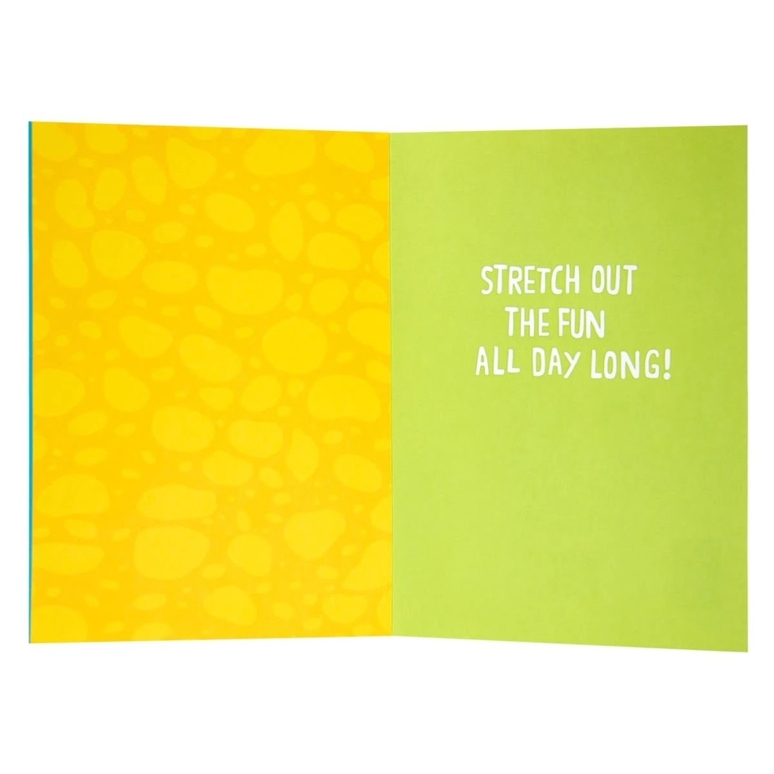 2 Hallmark Fuzzy Belly Giraffe Birthday Card - Stretch Out The Fun, 2 of 3