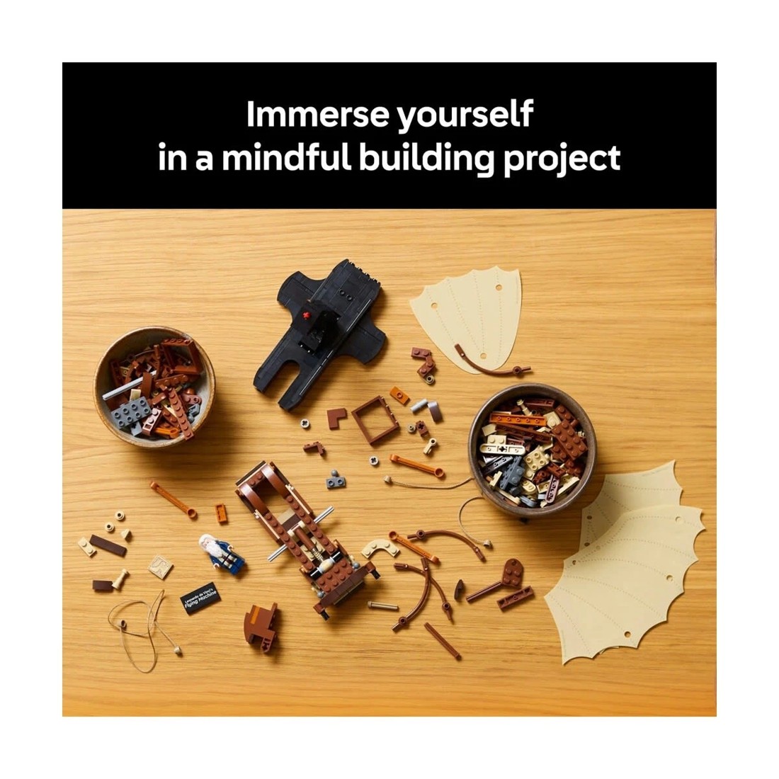 4 LEGO Icons Leonardo da Vinci's Flying Machine 10363, 4 of 10