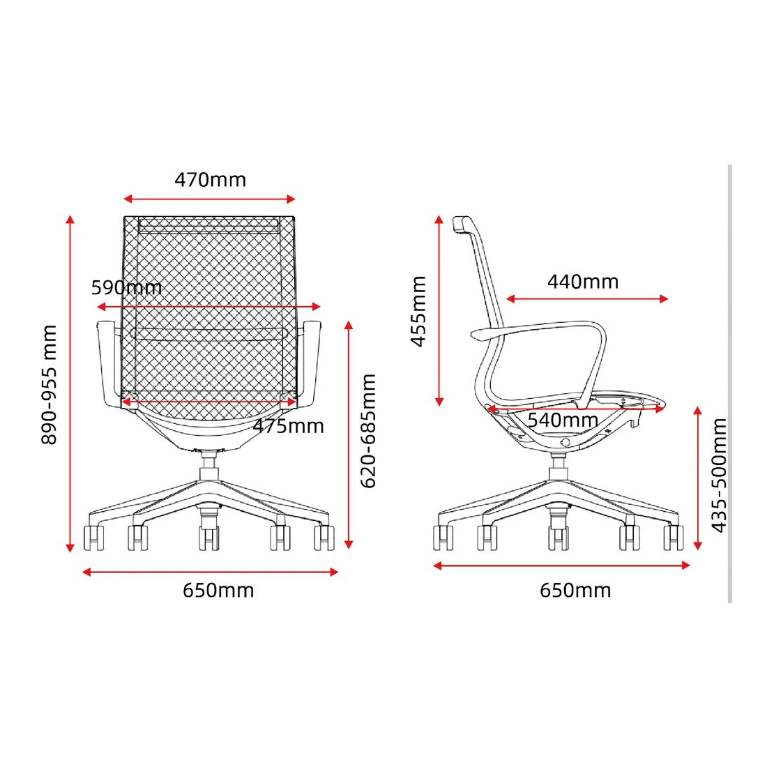9 Pago Aries Chair Grey, 9 of 10