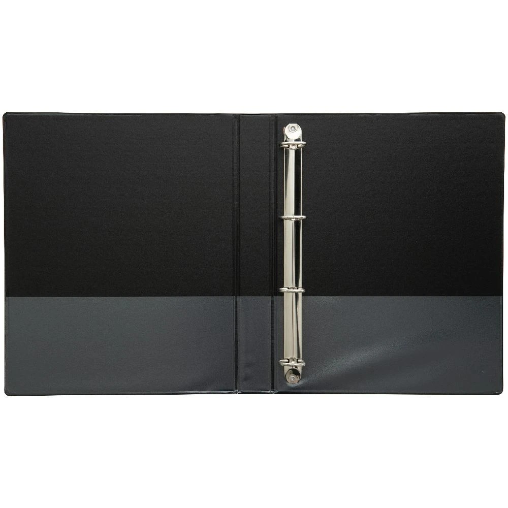 4 J.Burrows Insert Binder A4 4 D-Ring 25mm Black, 4 of 6