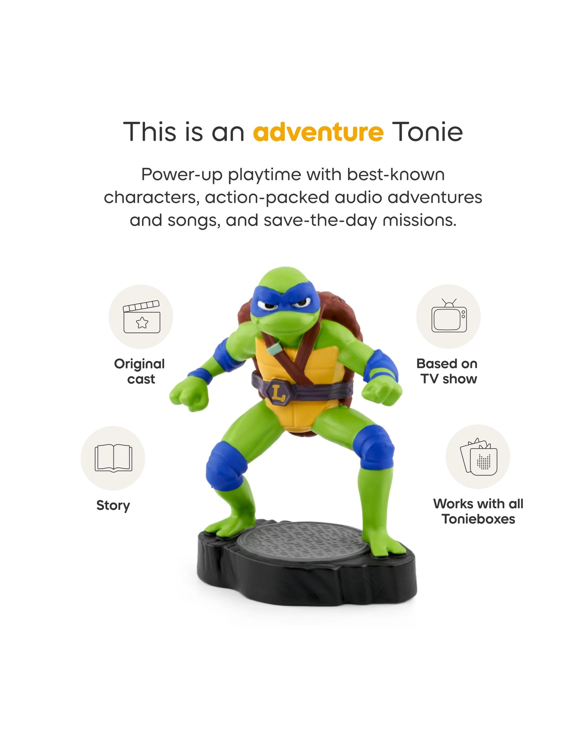 4 Teenage Mutant Ninja Turtles - Leonardo Tonie Audio Character
 - Multi, 4 of 6