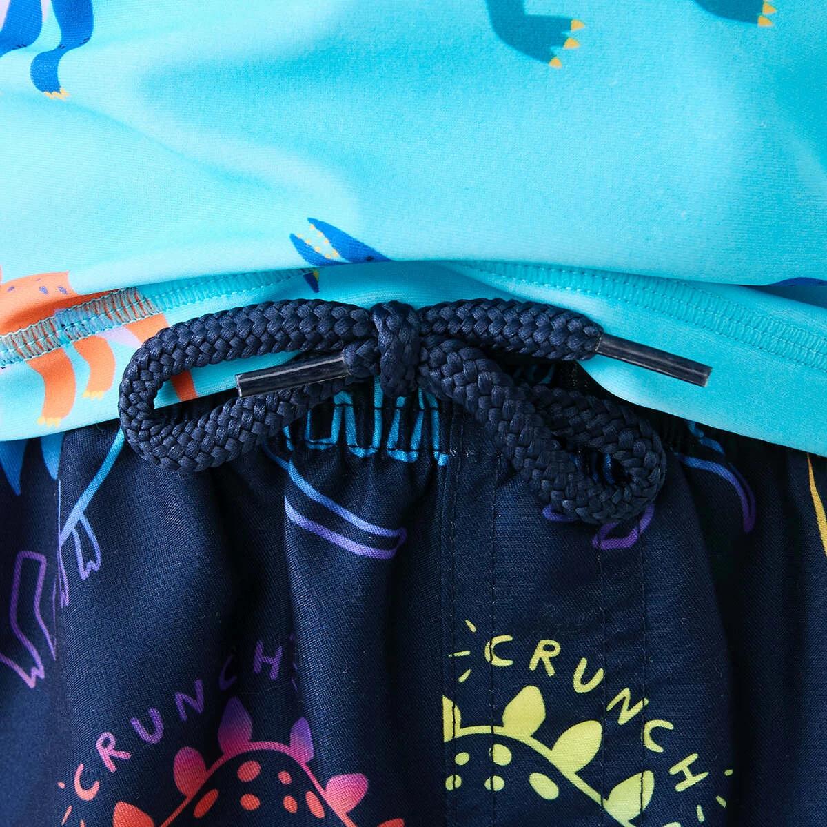 3 Printed Boardshorts Blue Dino, 3 of 8