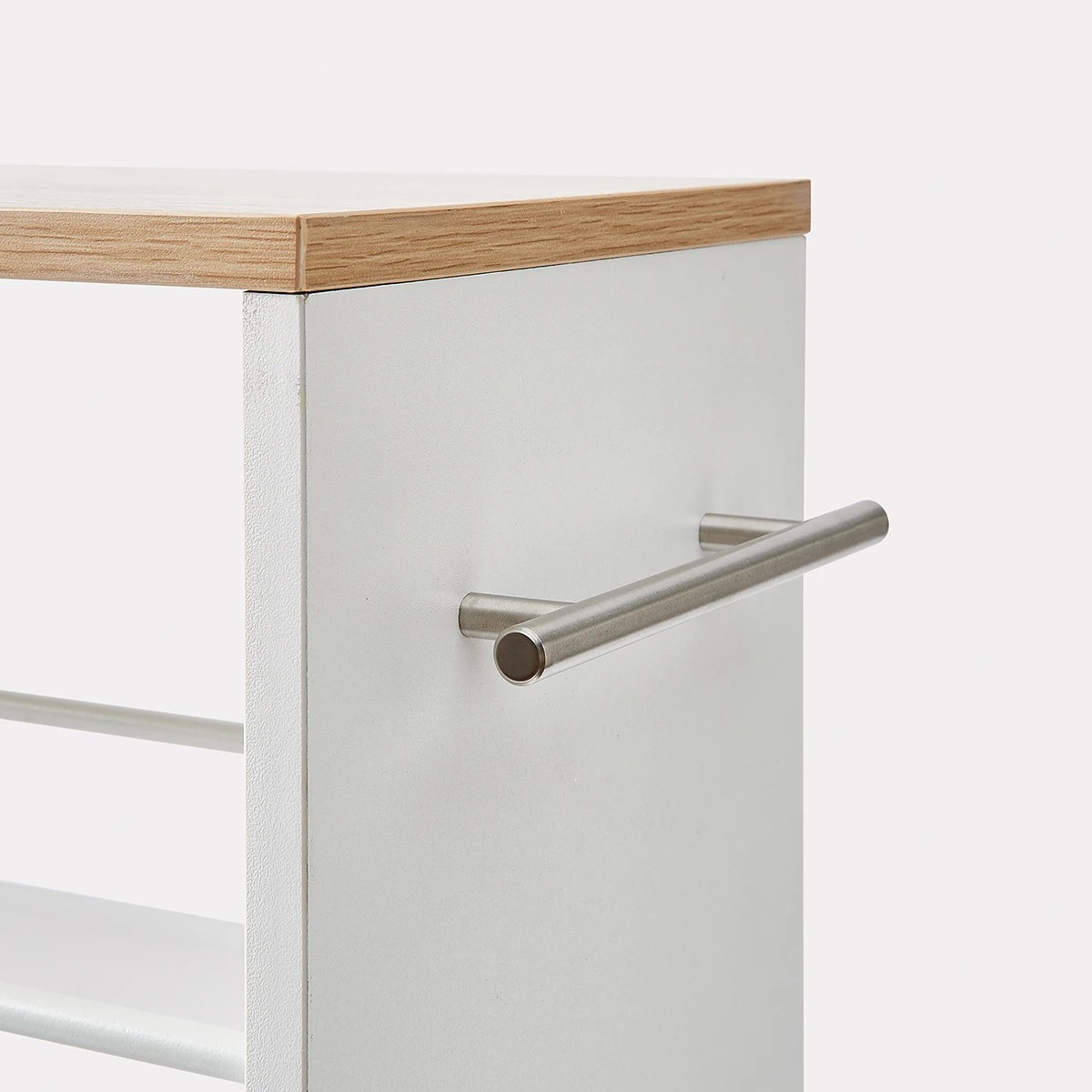 6 White Slimline Trolley, 6 of 10
