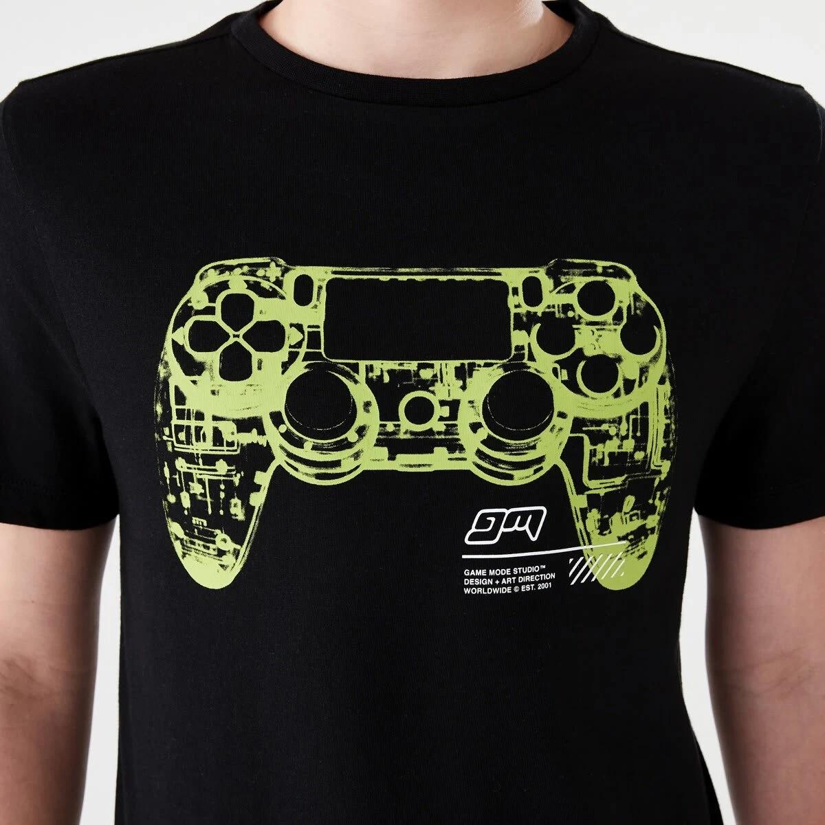 4 Short Sleeve Print T-shirt XRAY GAME BLACK, 4 of 6