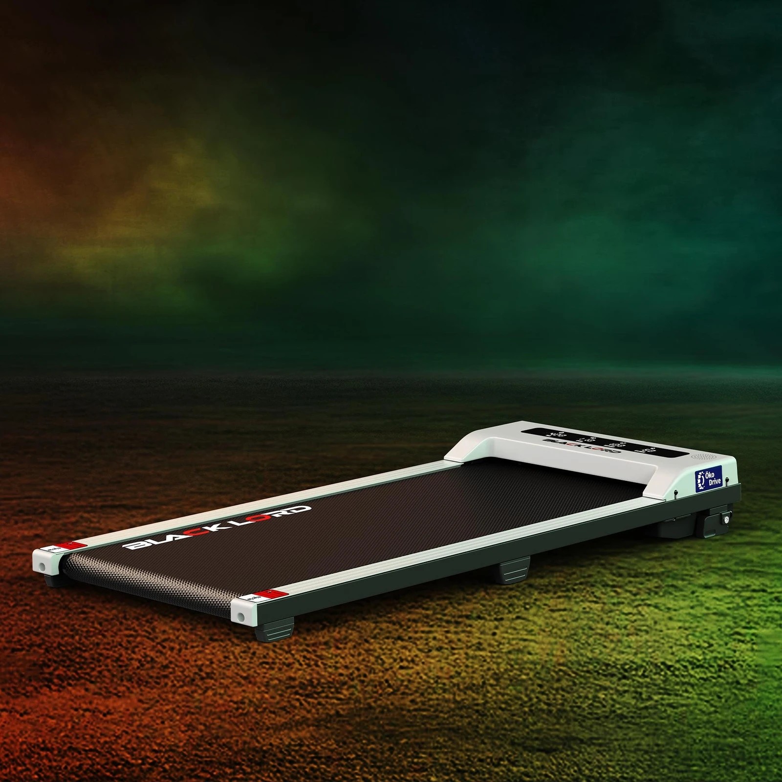 2 Black Lord Treadmill Electric Walking Pad Under Desk Home Office Fitness 38cm Belt - White, 2 of 10