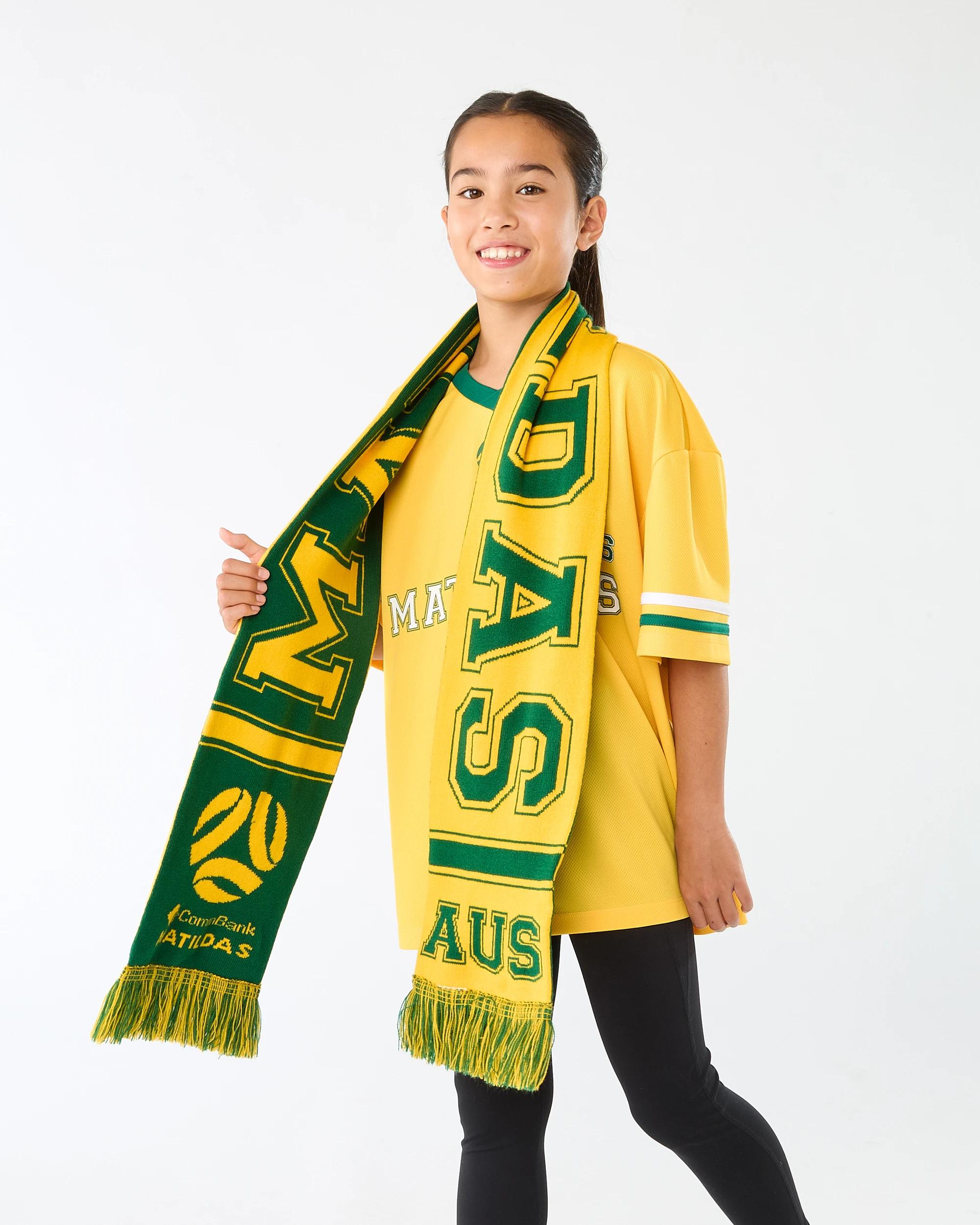 7 Matildas Youth T-shirt Yellow, 7 of 7
