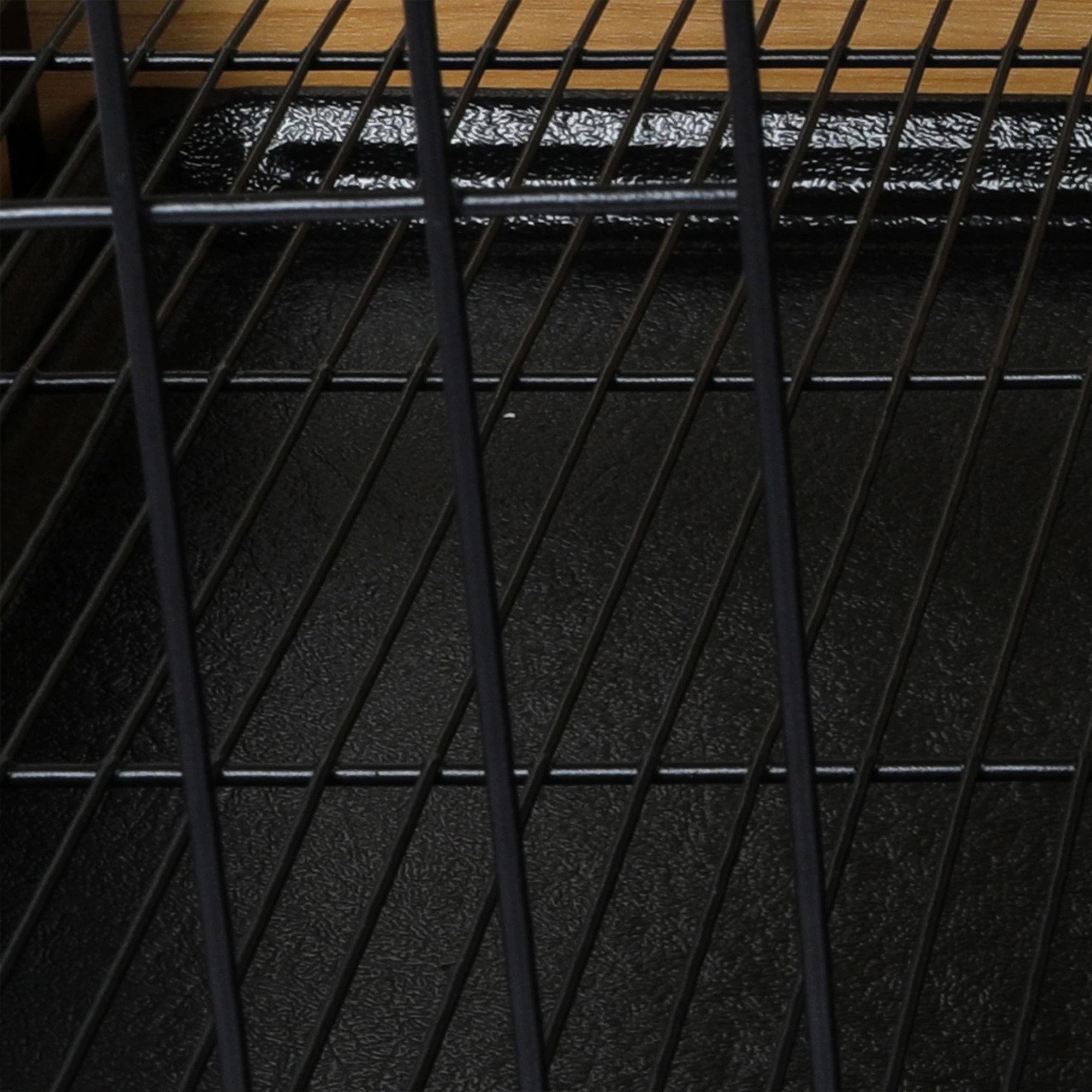 6 Pawz Wooden Wire Dog Kennel Side End Table Steel Puppy Crate Indoor Pet House XL, 6 of 6