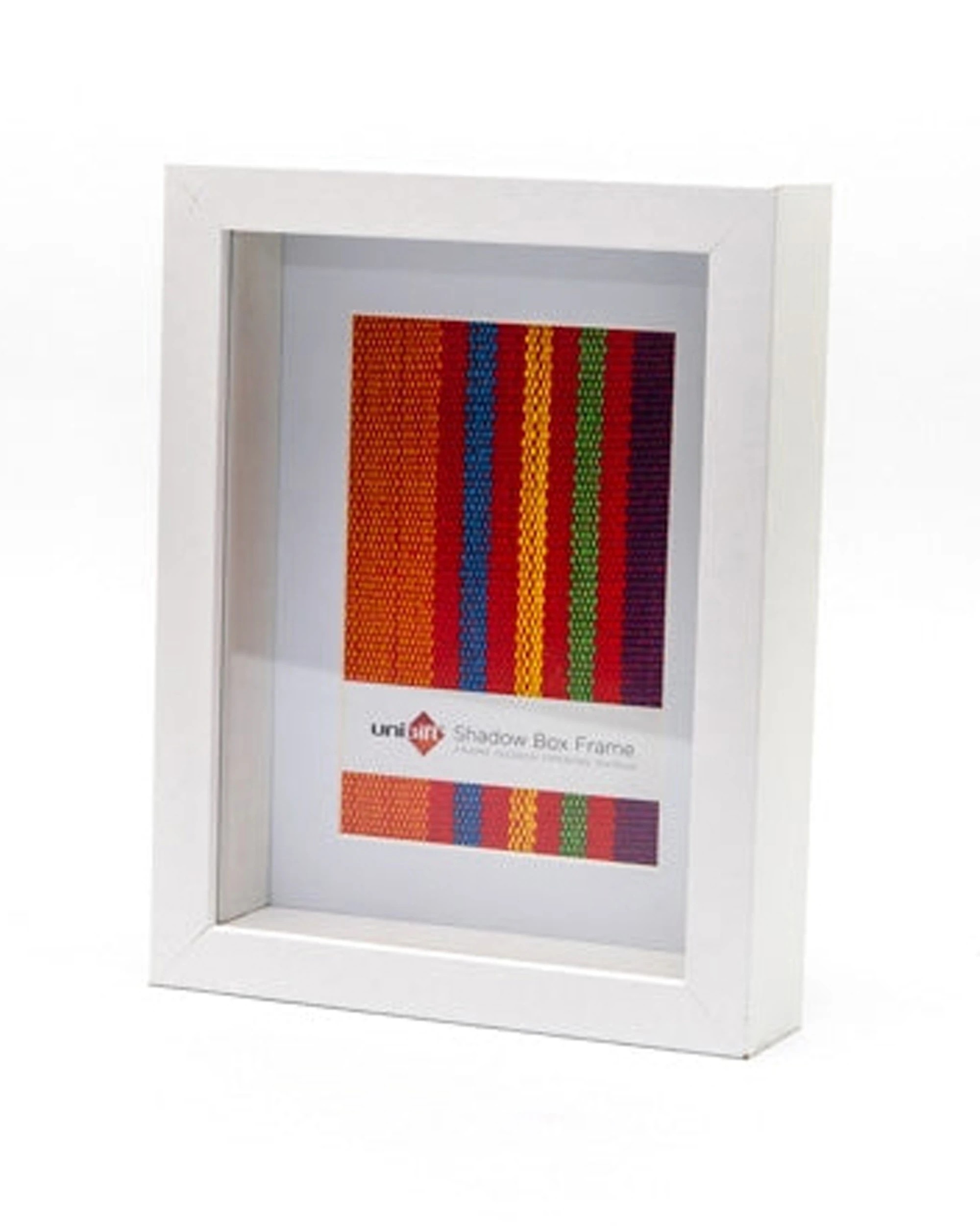 1 Unigift Shadow Box Photo & Artwork Wooden Frame Home Decor 4x6/10x15cm - White, 1 of 1