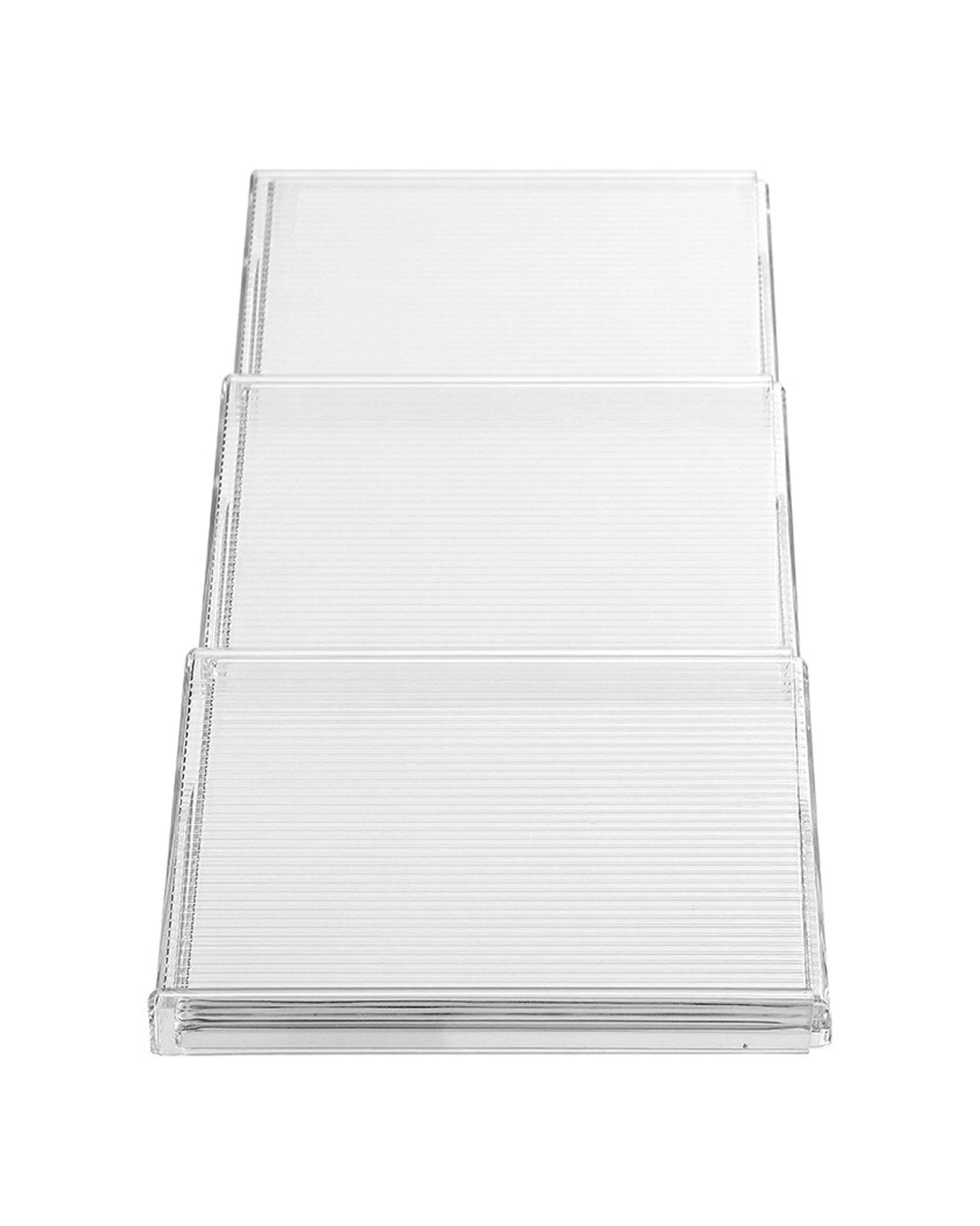4 Boxsweden 2PK Boxsweden Crystal Extendable Drawer Spice Rack Tiered 41.5cm - Clear, 4 of 6