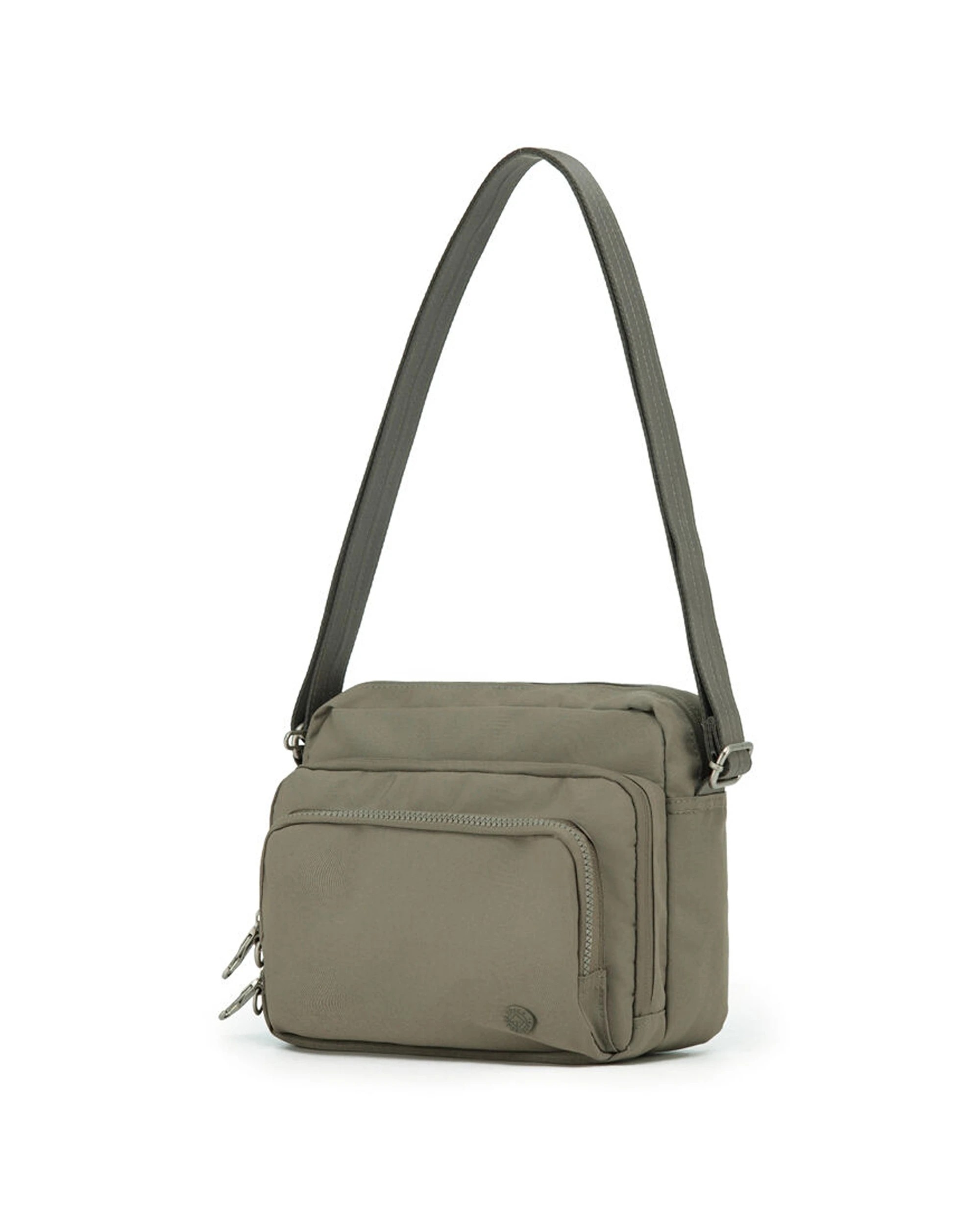 1 Tosca Anti-Theft Rfid Blocking Shoulder Travel Bag - Beige, 1 of 3