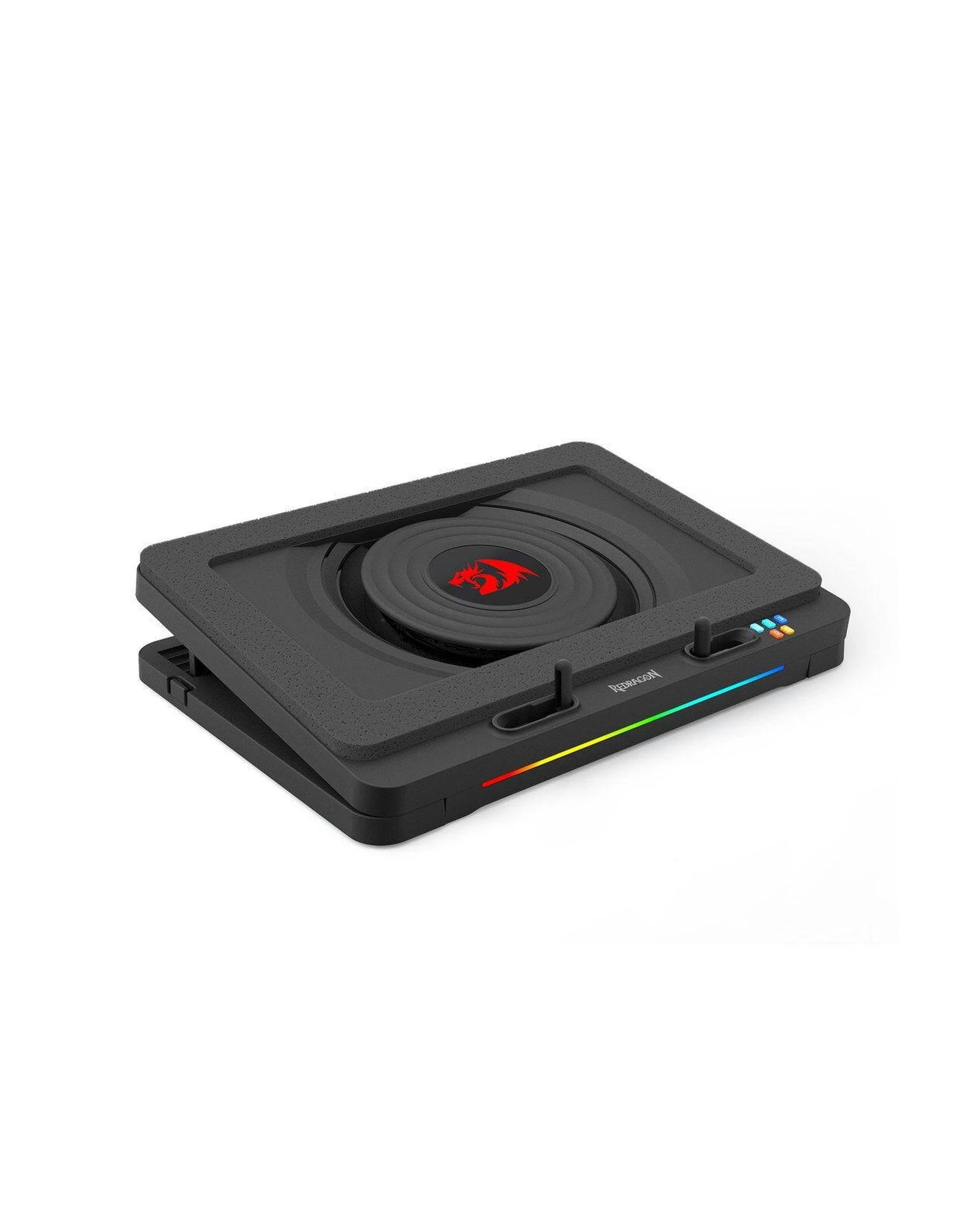 3 Redragon GCP512 Windseek TurboFan Laptop Cooling Stand - Black, 3 of 9
