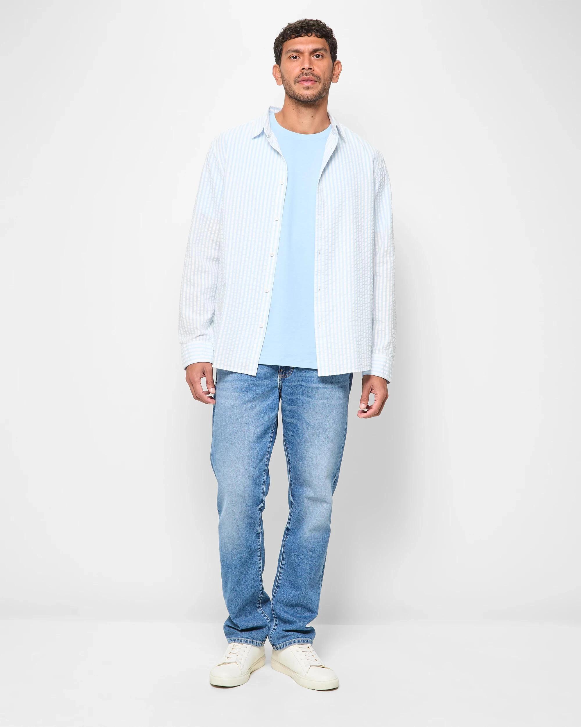 2 Target Australian Cotton Crew T-Shirt LIGHT BLUE, 2 of 5