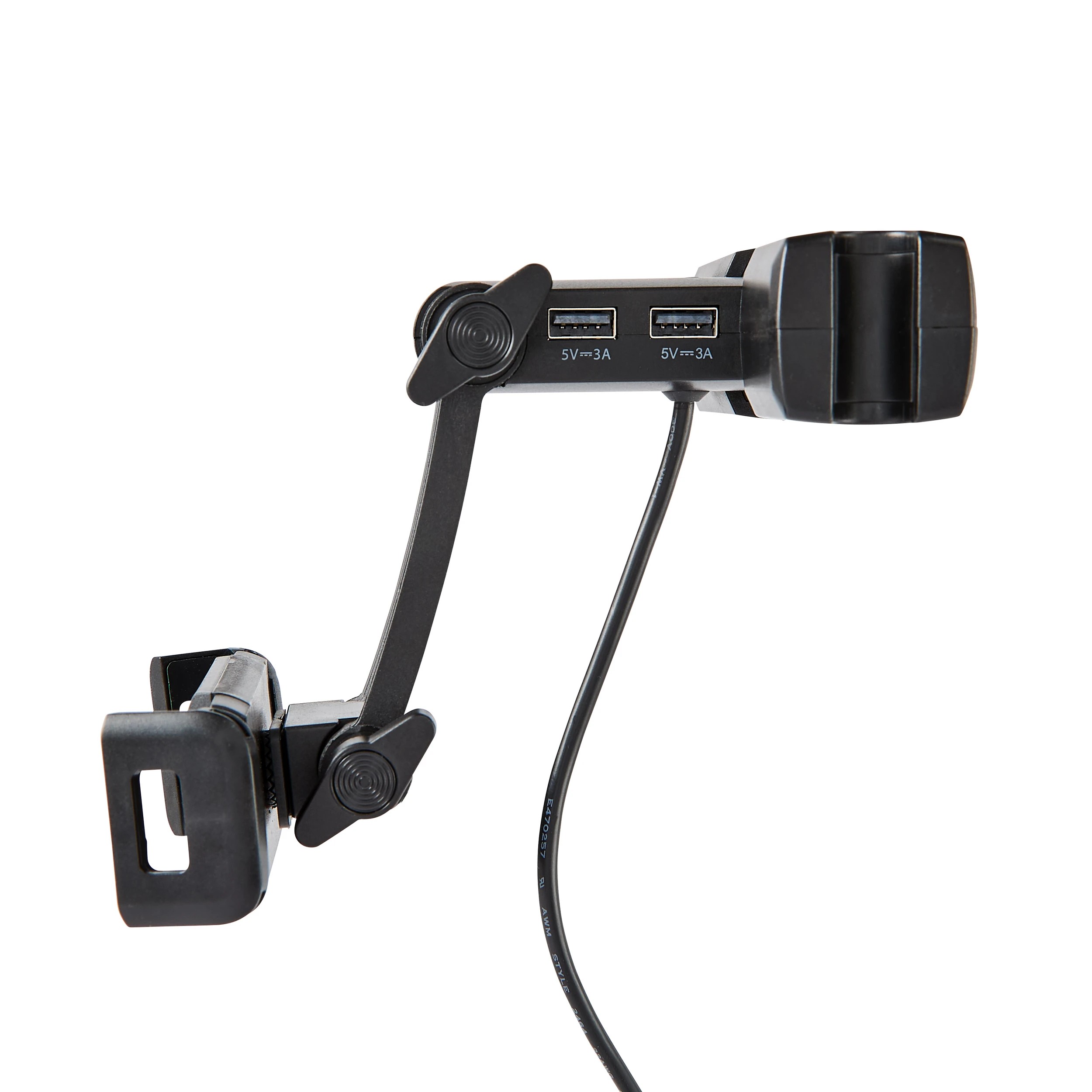 4 Car Charger with Holder - Black, 4 of 9