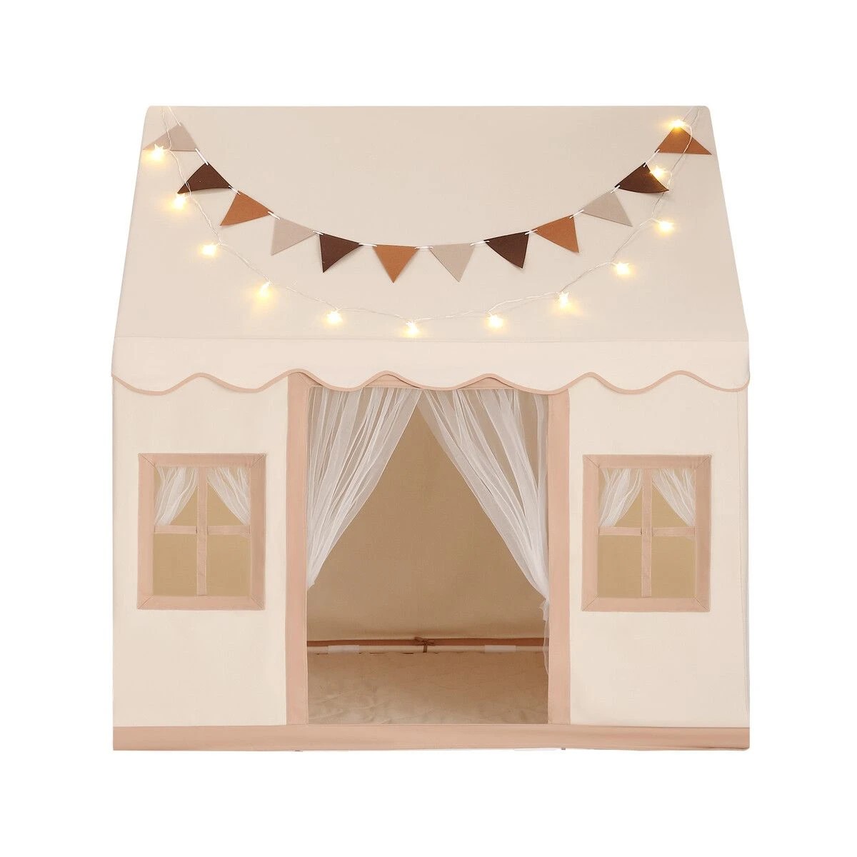 1 Kidbot Kids Play Tent Playhouse Childrens Princess Castle, 1 of 4