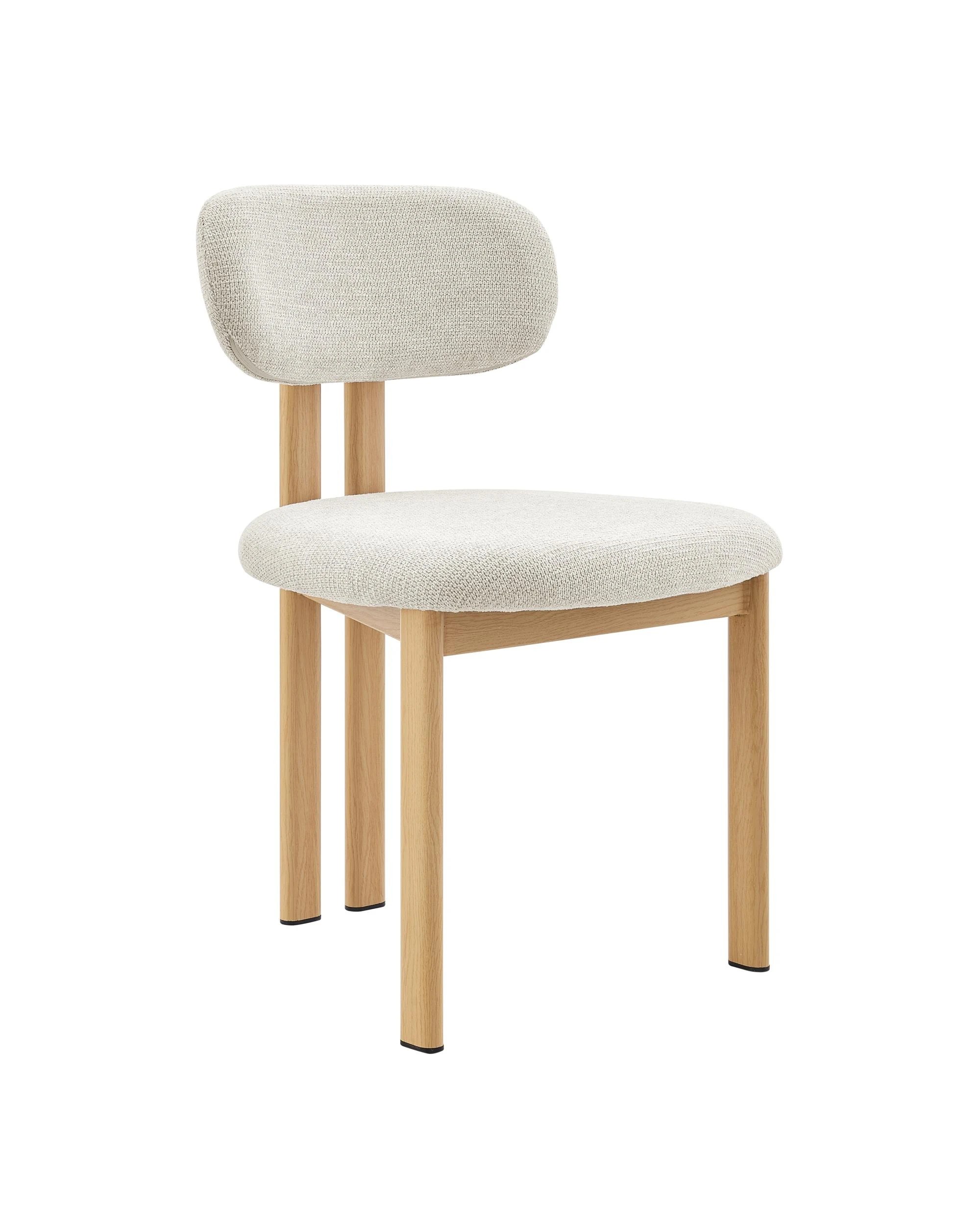 3 Kodu Hilda Dining Chairs Pair Set of Two - White, 3 of 10