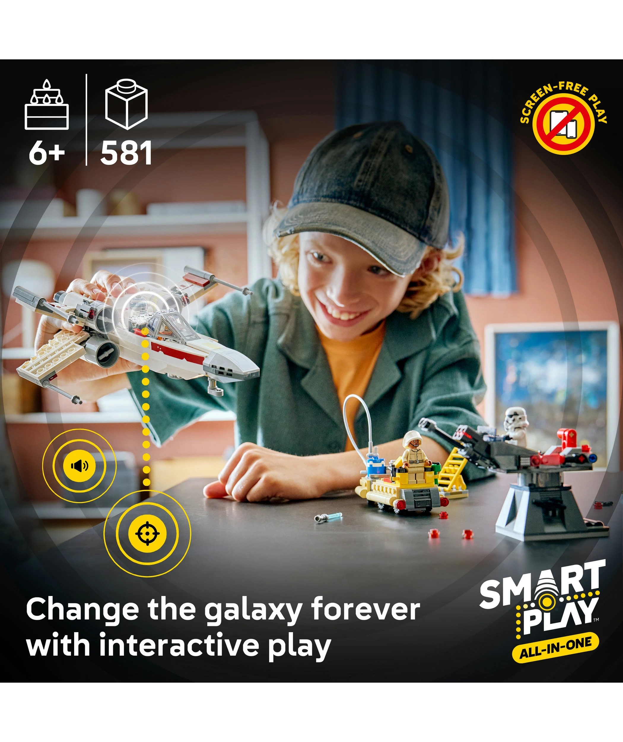 4 LEGO Star Wars SMART Play: Luke's Red Five X-Wing 75423, 4 of 11