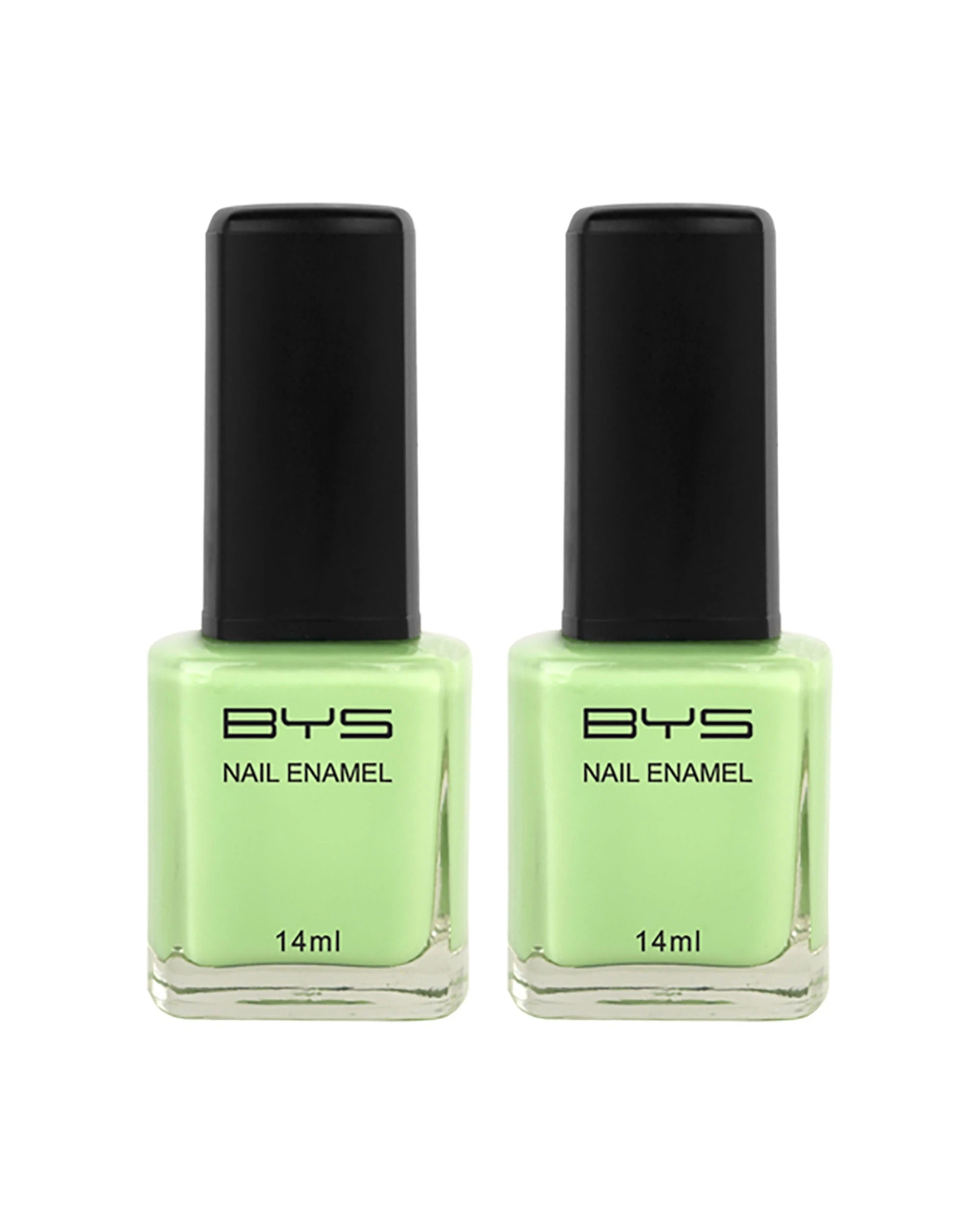 1 BYS 2PK BYS Steal The Limelight Nail Polish Long Wearing Chip Resistant 14ml - Green, 1 of 2