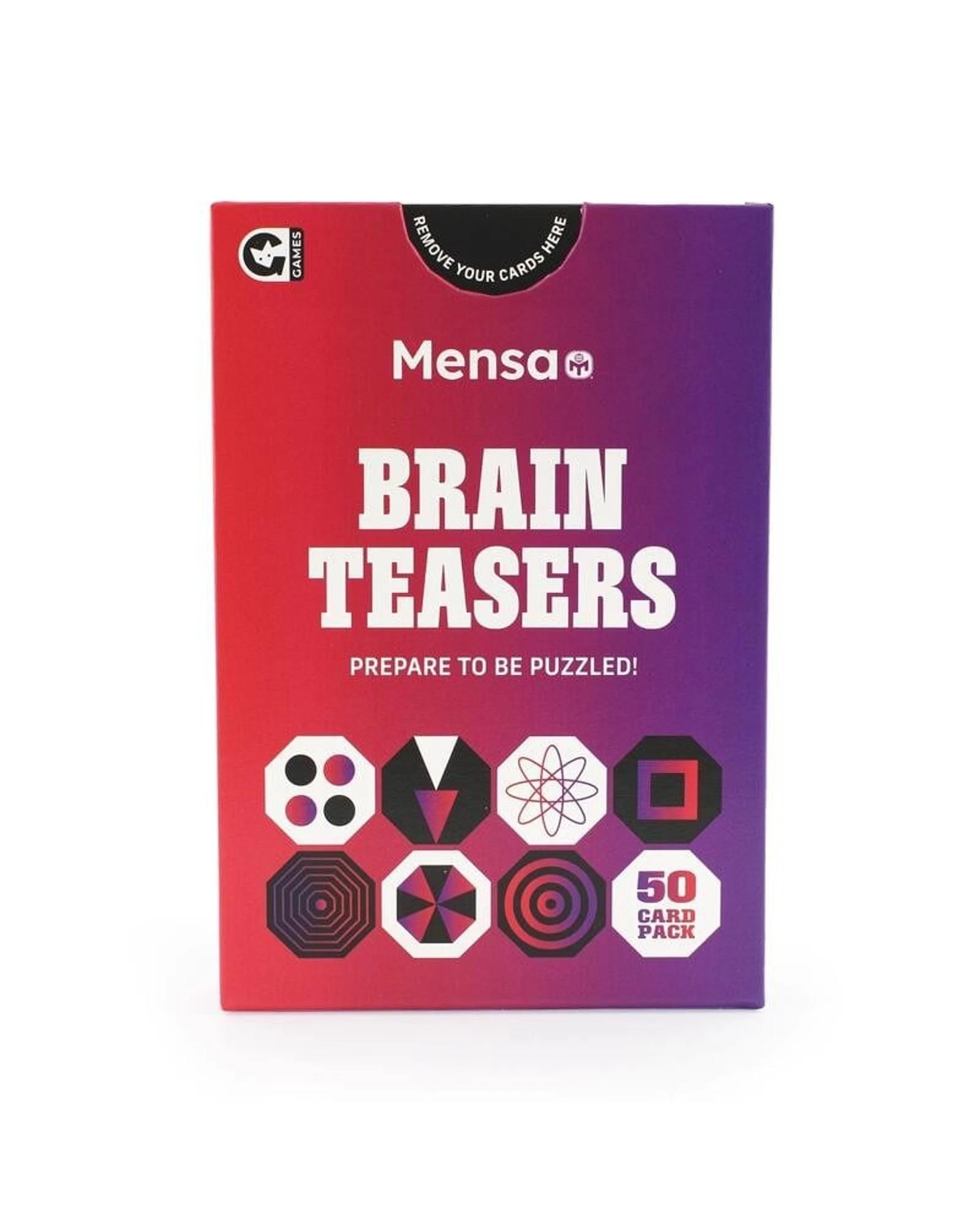 1 Mensa Brain Teasers Card Game, 1 of 3